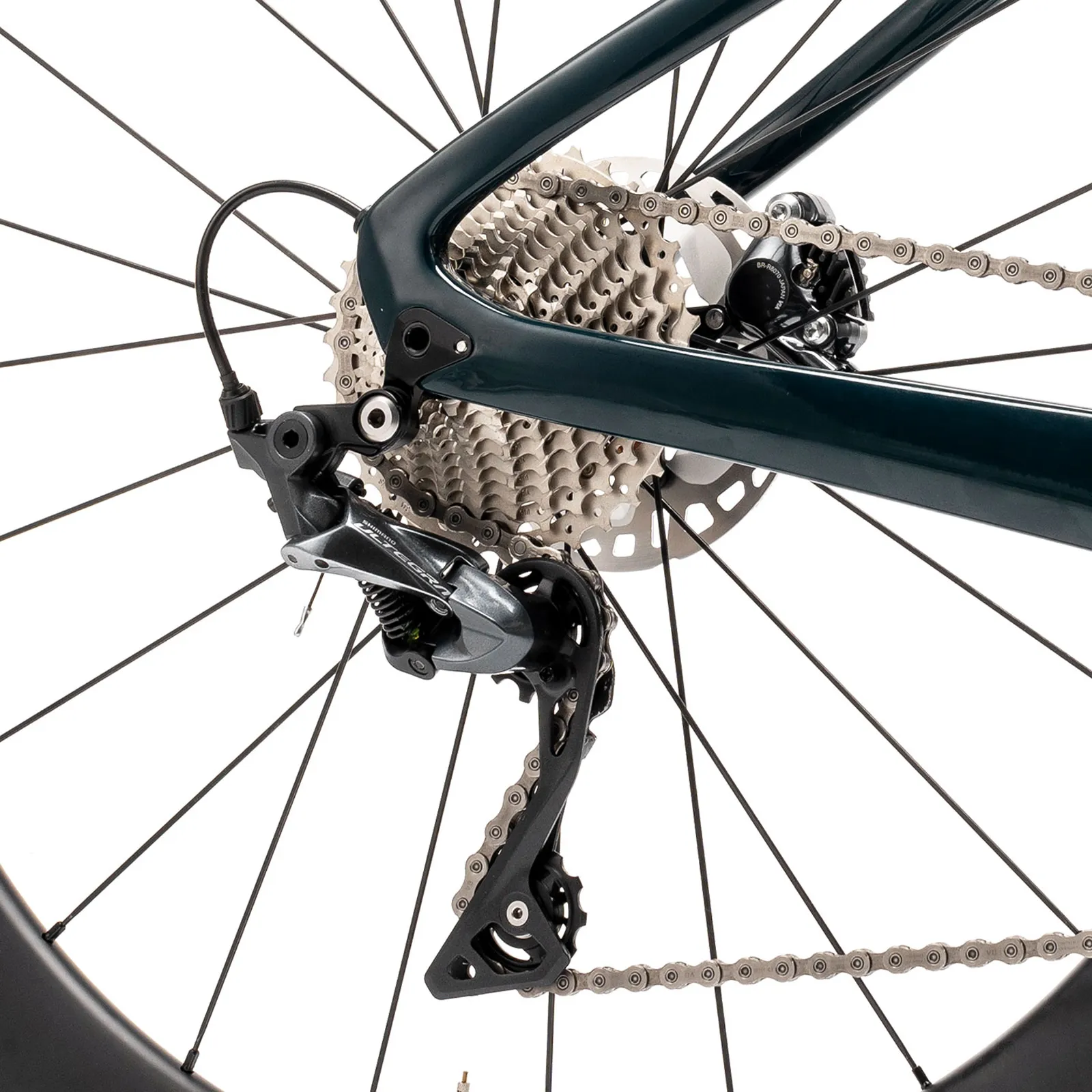 PGZ Carbon Fiber Road Bike Blue/Green - Image 9