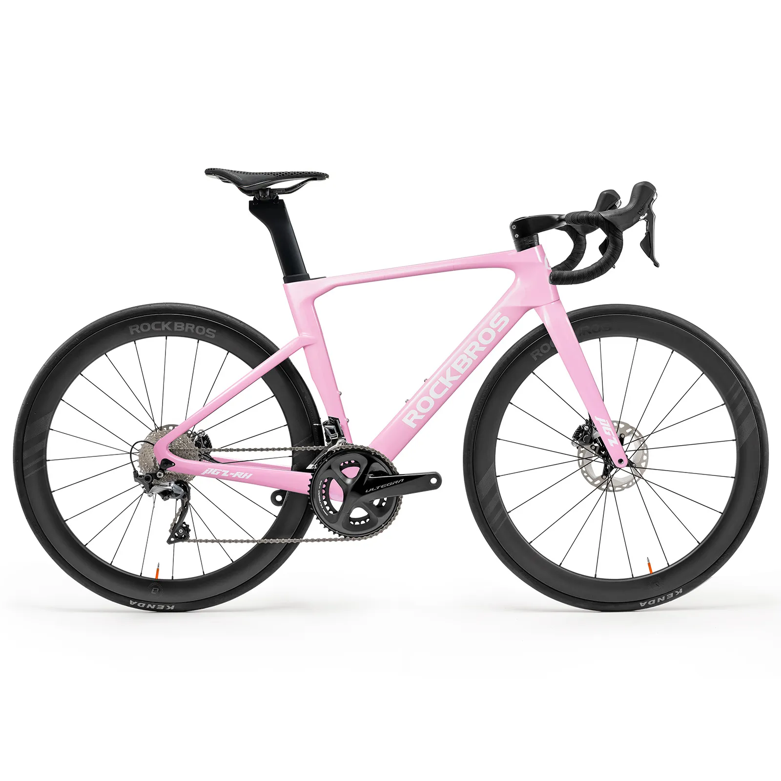 PGZ Carbon Fiber Road Bike Pink - Image 3