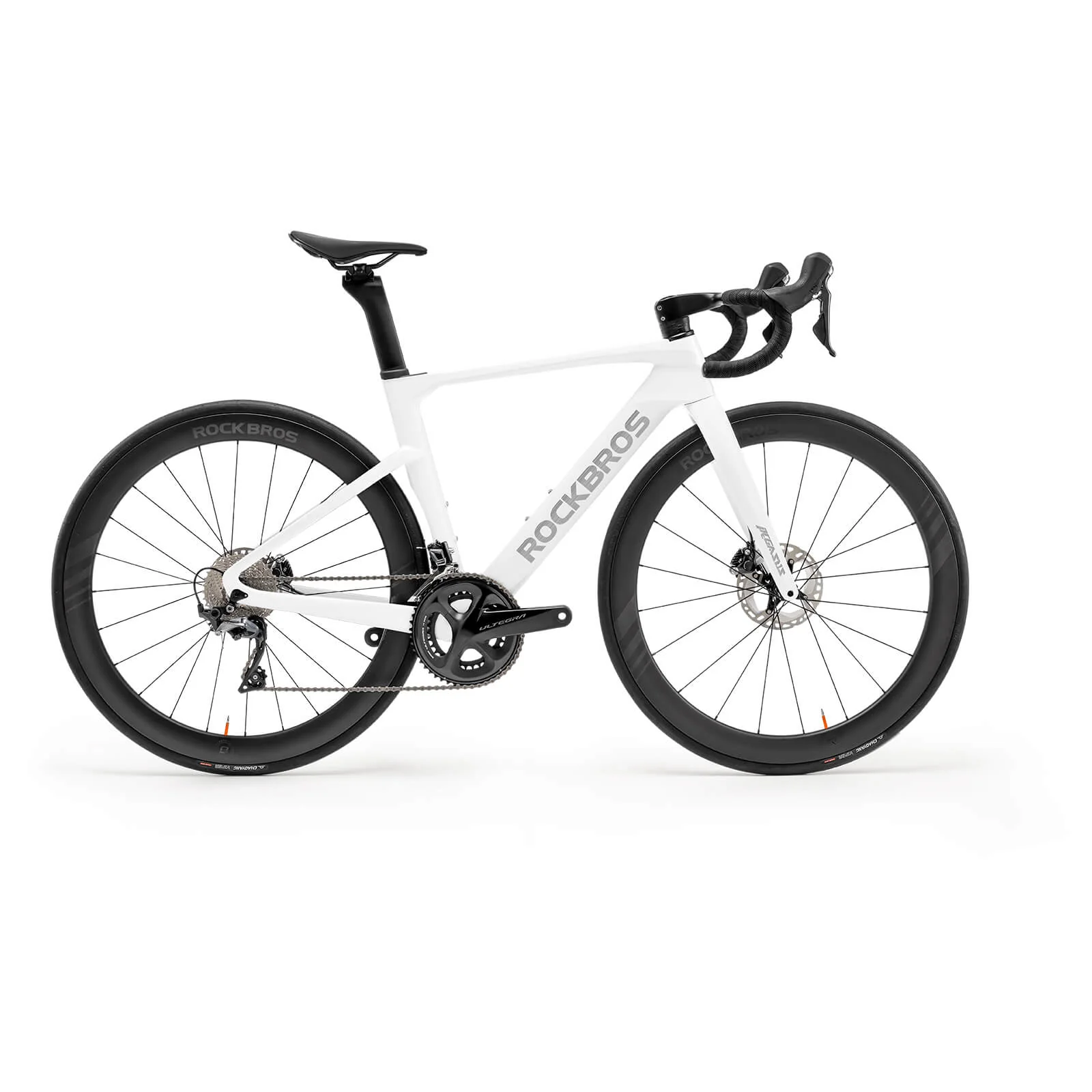 PGZ Carbon Fiber Road Bike White - Image 3