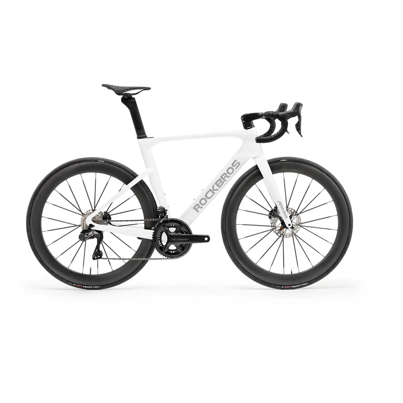 PGZ Carbon Fiber Road Bike White - Image 4