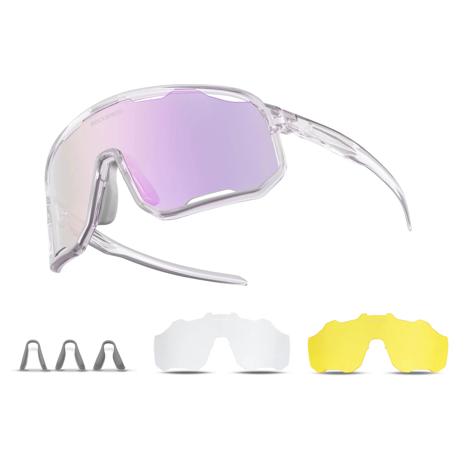 Photochromic Cycling Sunglasses 3 Lenses - SP351 - Image 8