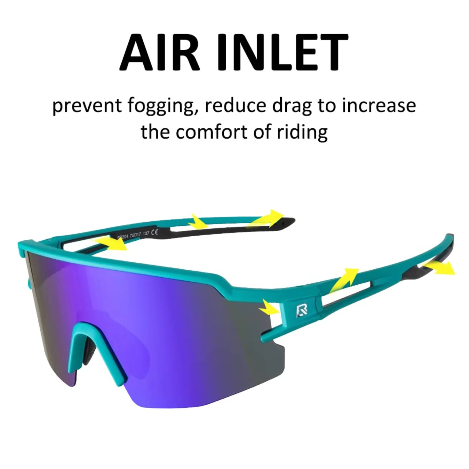 Polarised Sports Sunglasses Ultralight 22g - Image 11