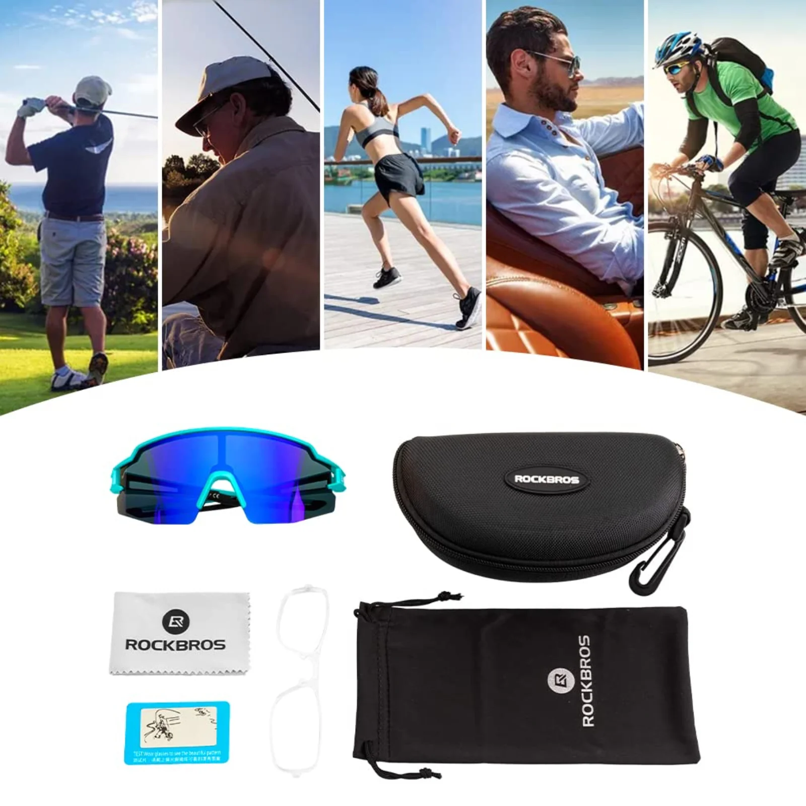 Polarised Sports Sunglasses Ultralight 22g - Image 14