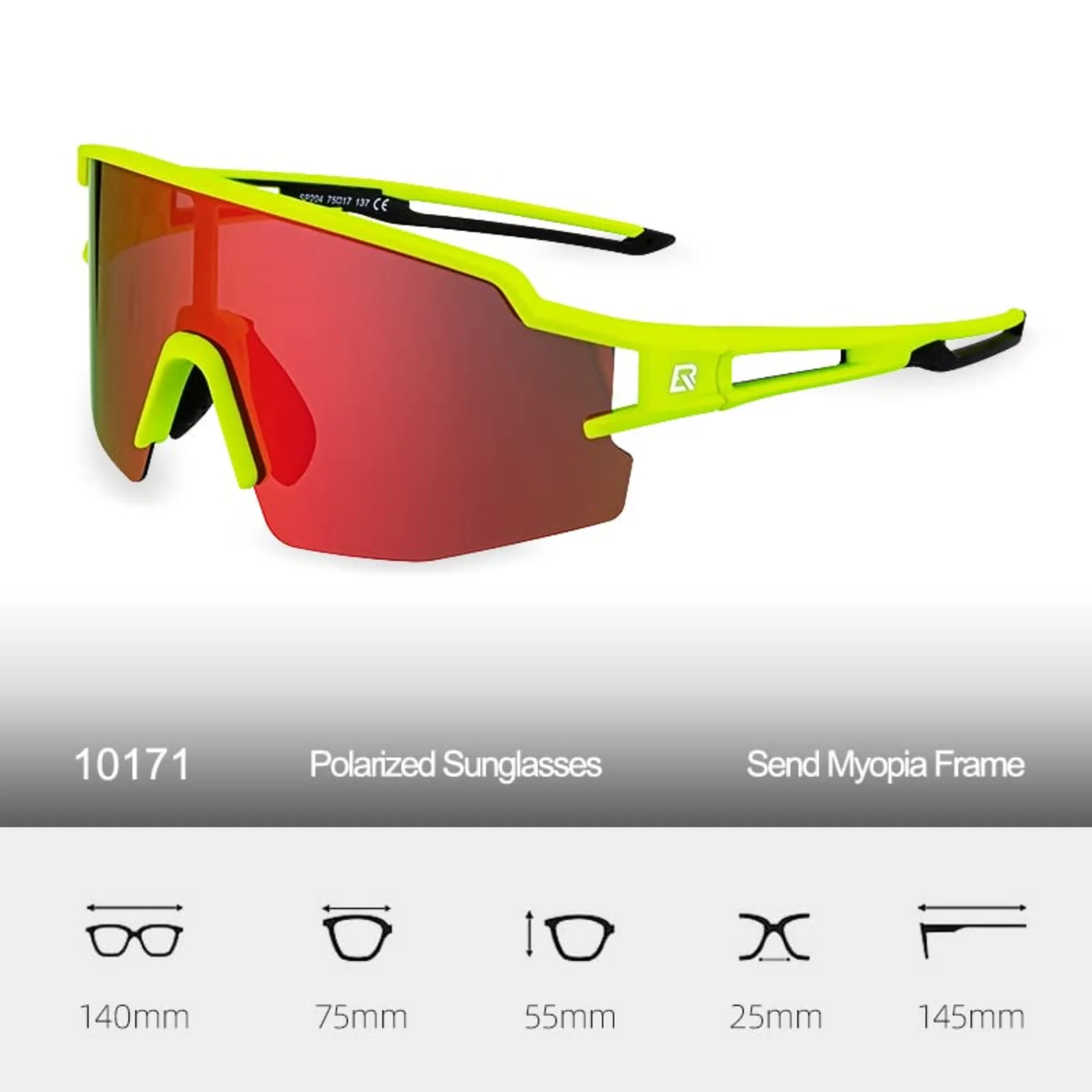 Polarised Sports Sunglasses Ultralight 22g - Image 20