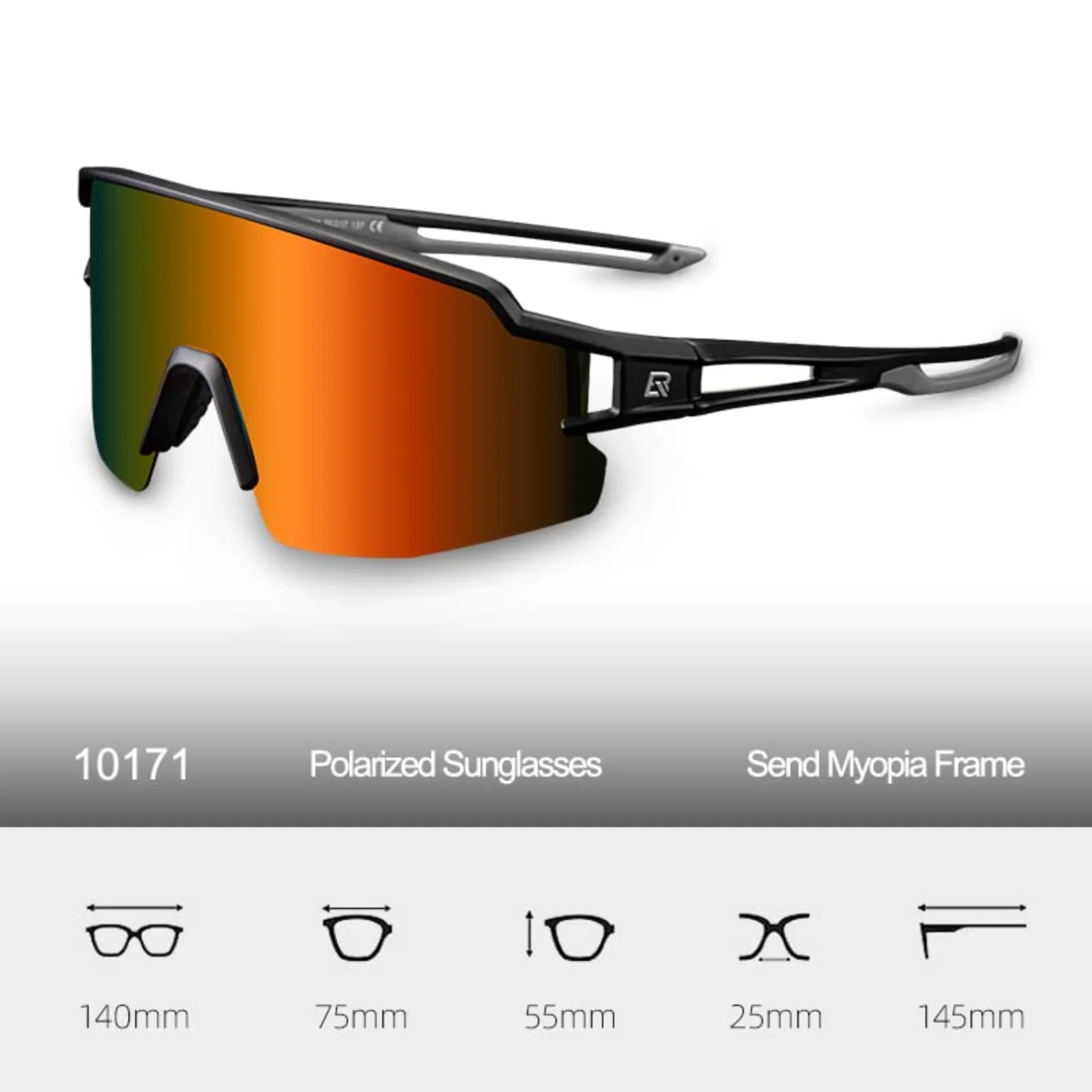 Polarised Sports Sunglasses Ultralight 22g - Image 25