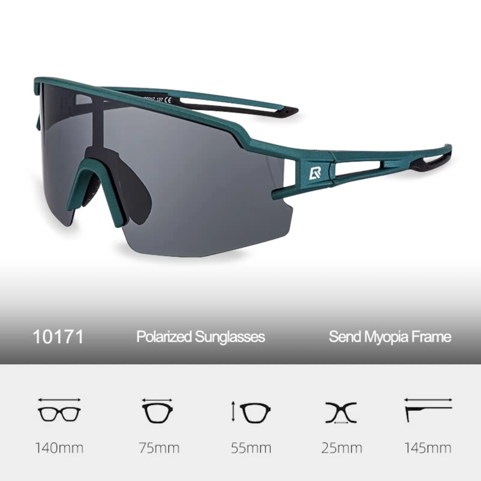 Polarised Sports Sunglasses Ultralight 22g - Image 6