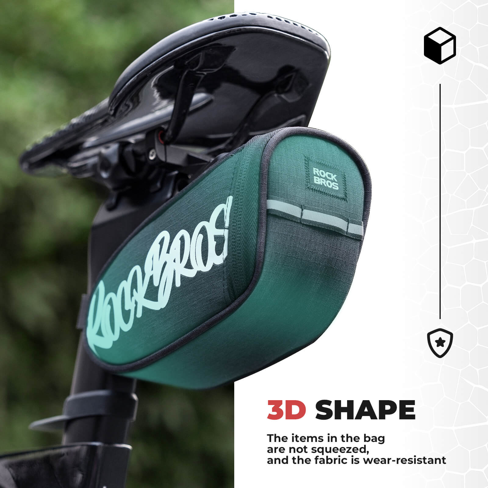 Portable Bike Saddle Bag  Flash Painting Journey Series - Image 12