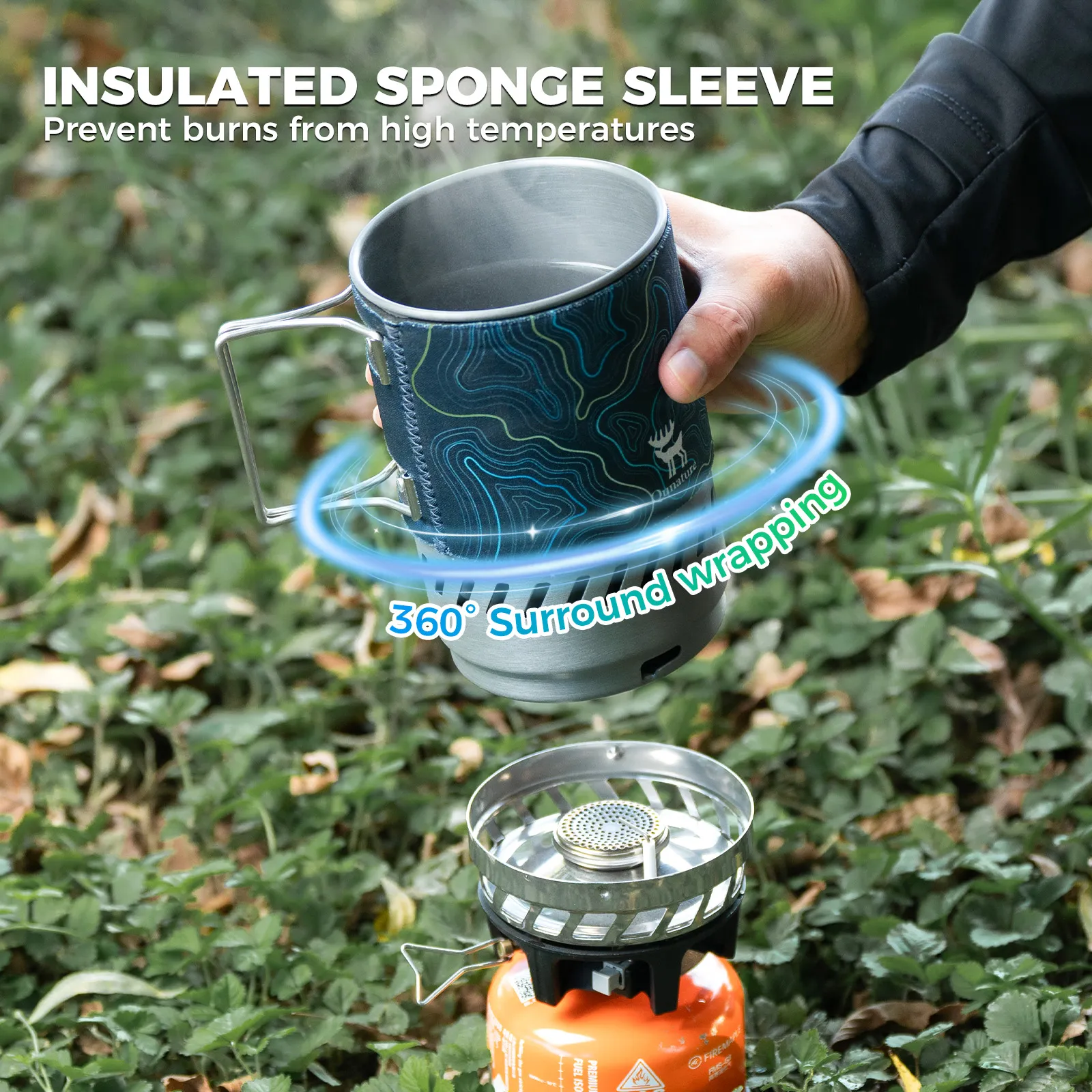 Portable Camping Stove System High Efficiency for Hiking - Image 13