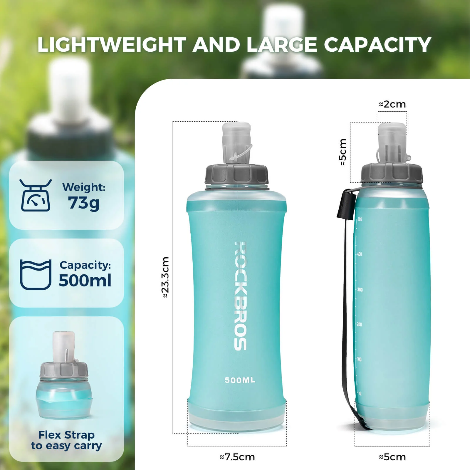 Portable Collapsible Cycling Hydration Bladder - Image 6