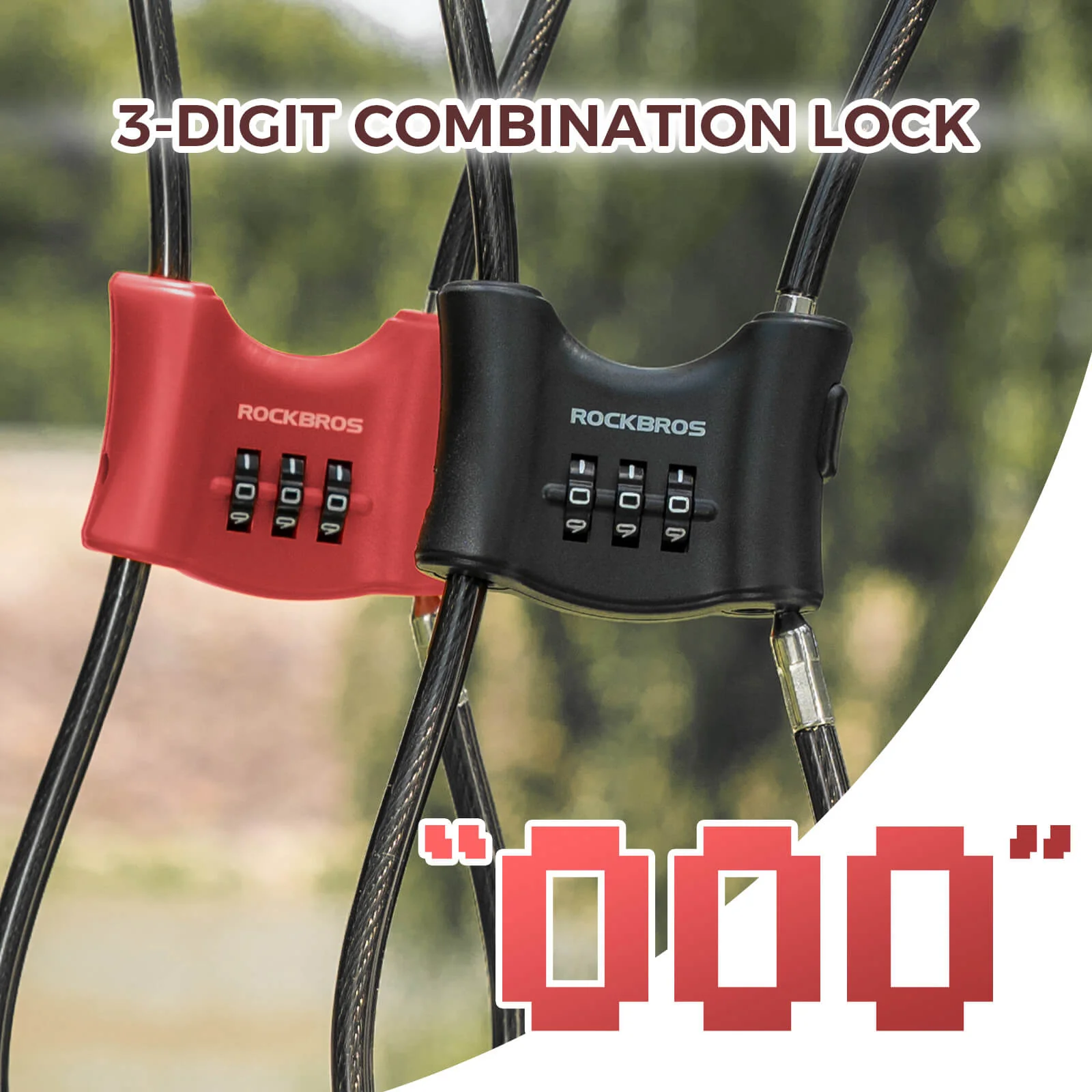 Portable Multi-Use Steel Cable Lock - Image 11