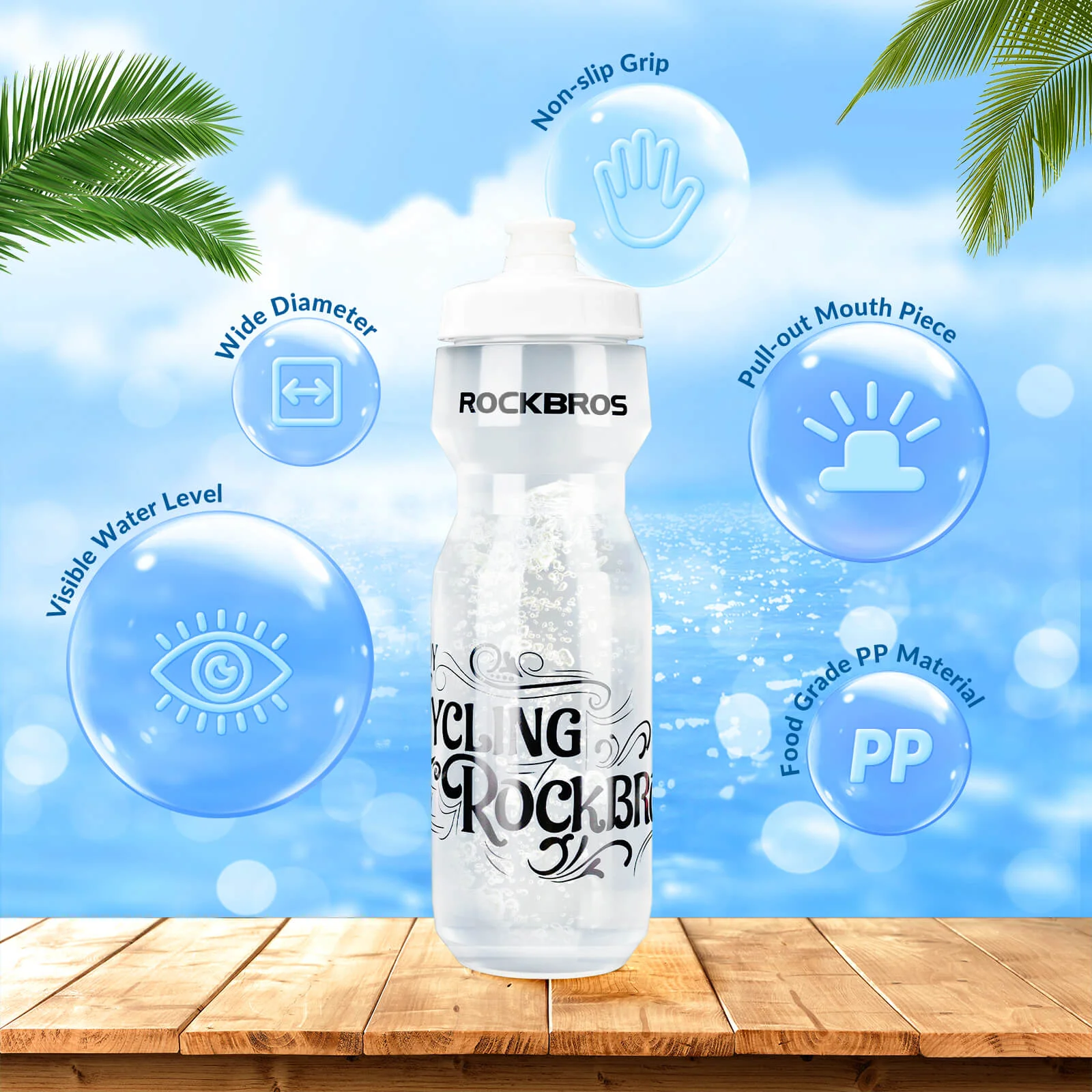Portable Outdoor Cycling Sports Water Bottle - Image 2