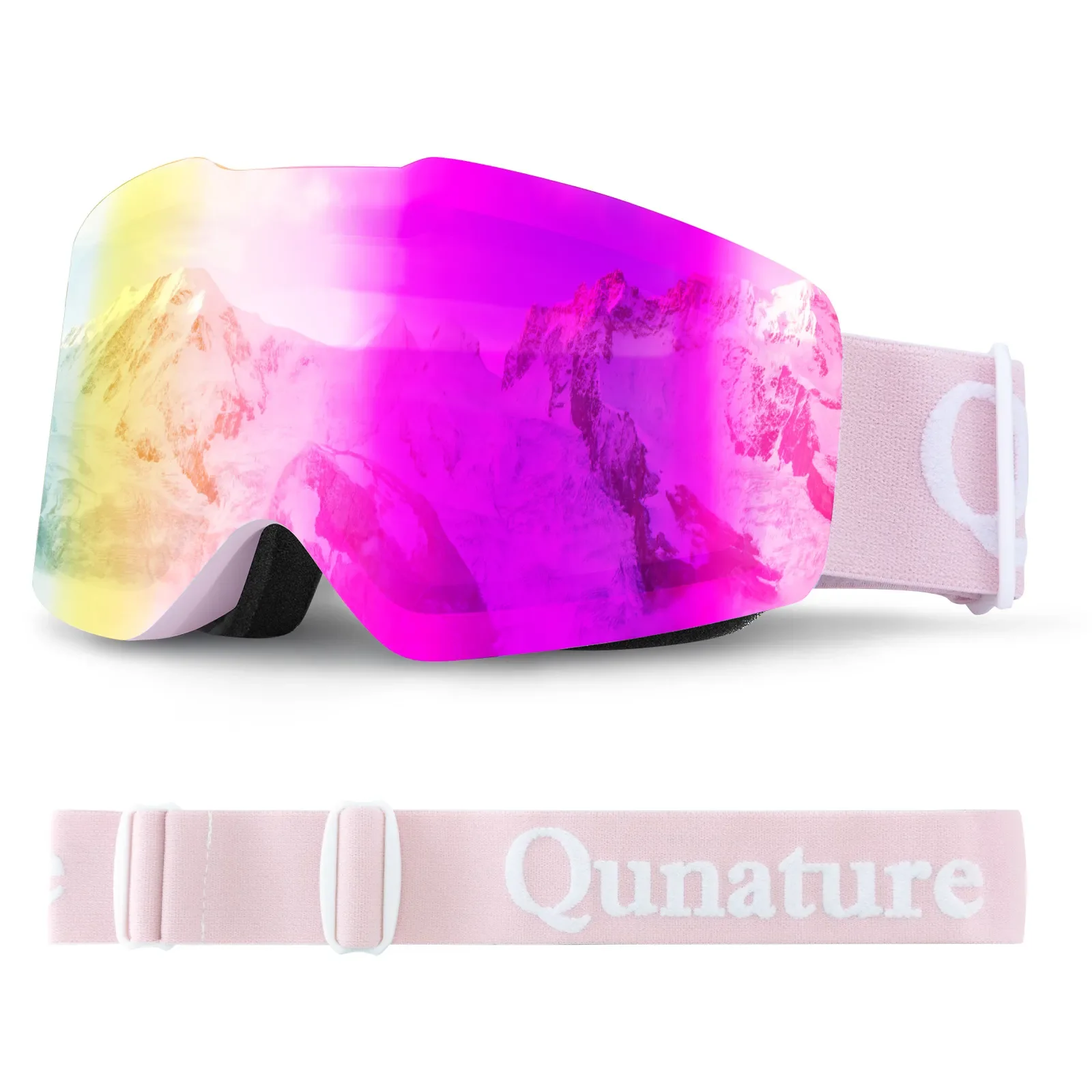 QUNATURE Adult Frameless Ski Goggles - Image 8