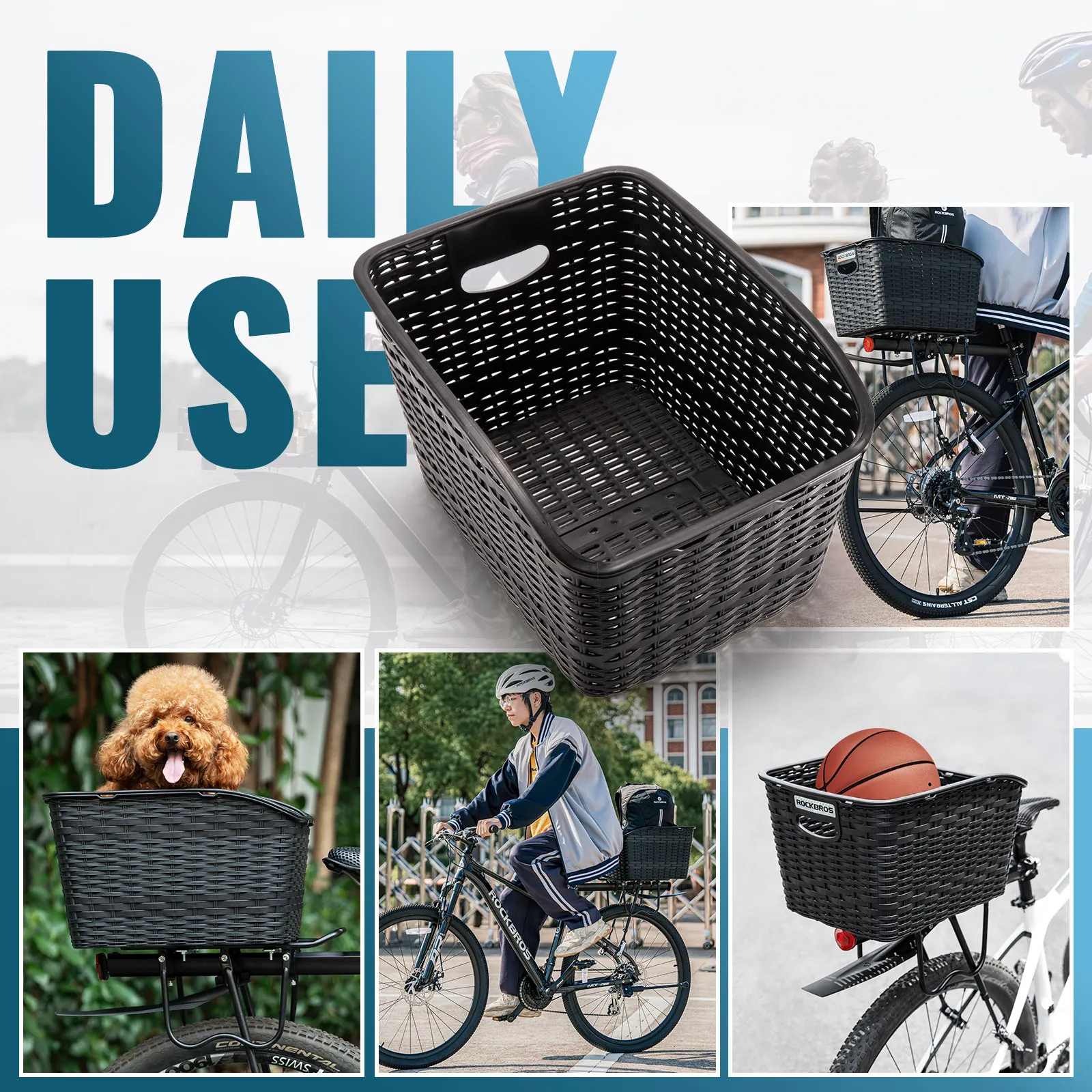 Rear Bike Basket Durable Anti-Crush 10kg Load for Commuting - Image 7