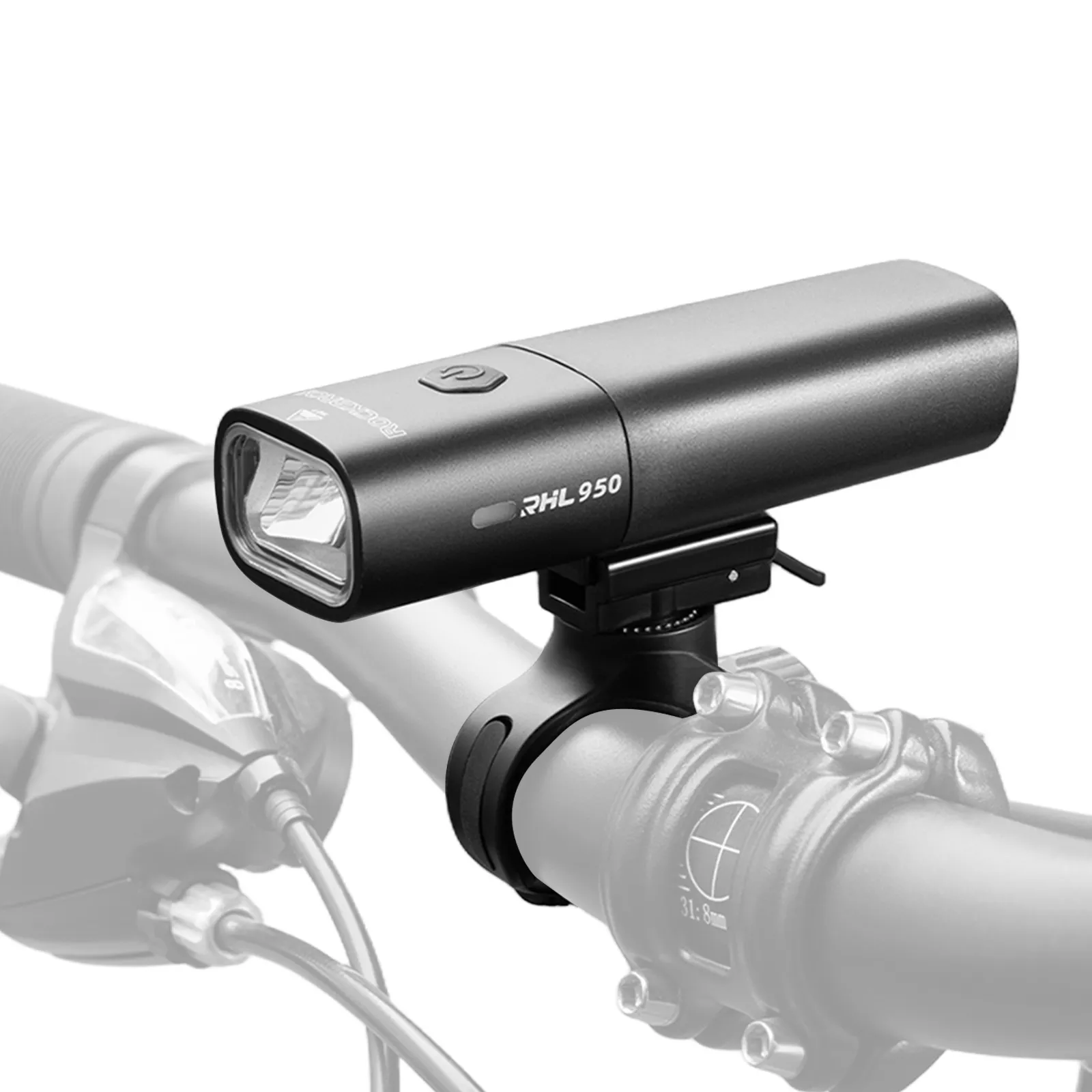 Rechargeable Bicycle Front Light 950 Lumens Safe Night Riding