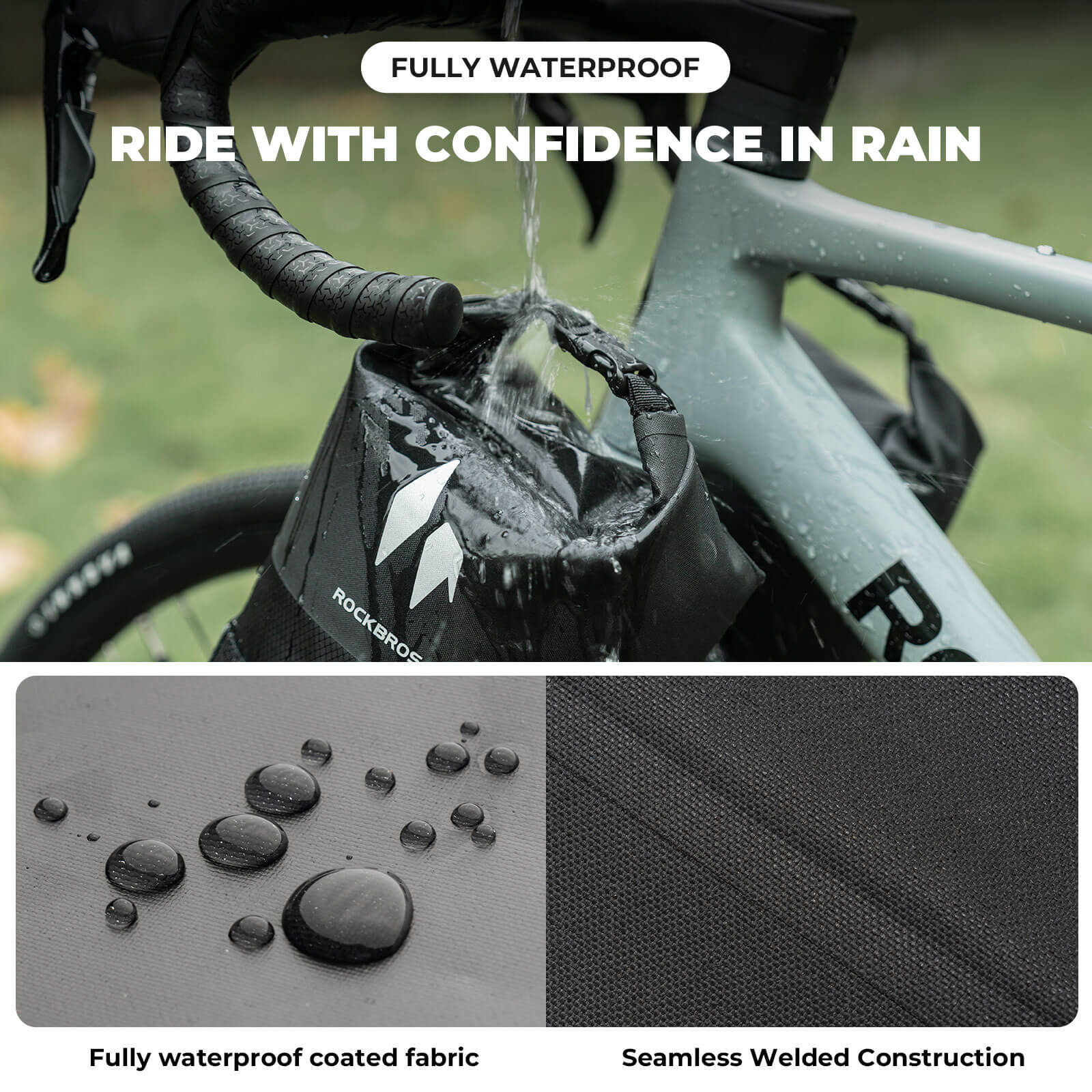 RideMate Front Fork Rack Bag 7L - Image 3