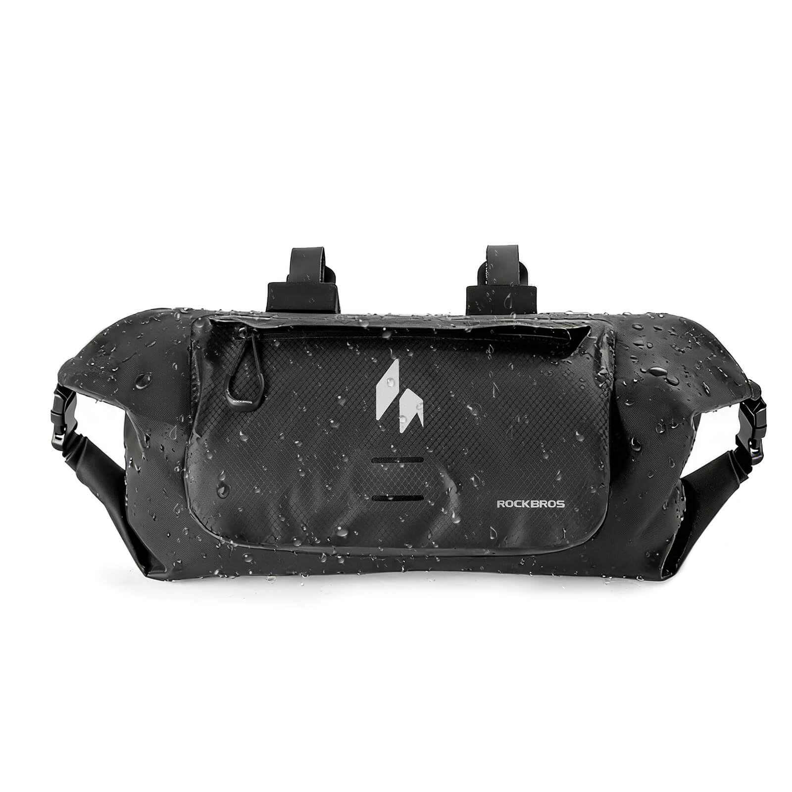 RideMate Waterproof Bike Handlebar Bag 8L Double-sided Opening Expanded Capacity - Image 2