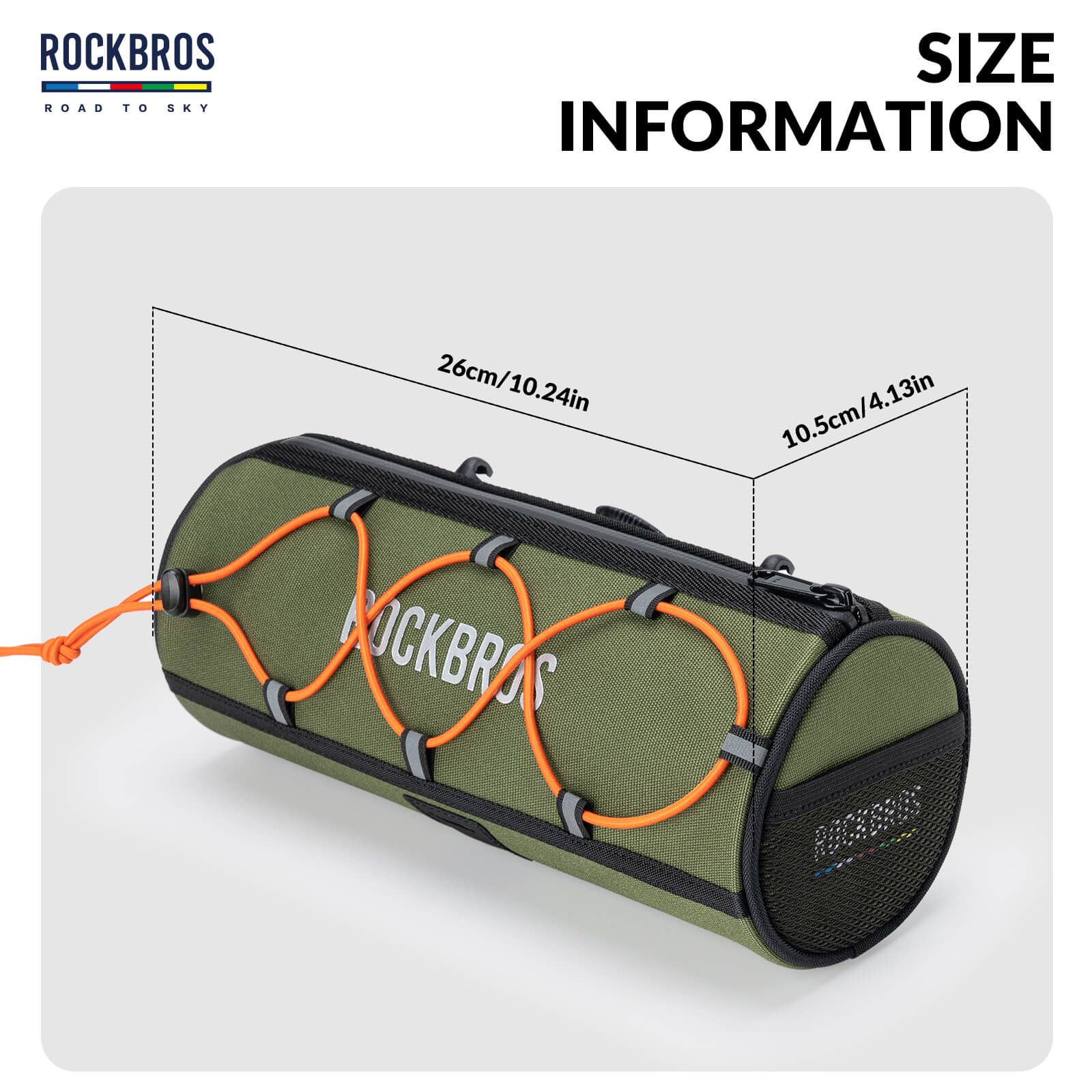【ROAD TO SKY】 Deluxe Bike Handlebar Bag One-Click Twist Lock 1.5L - Image 11