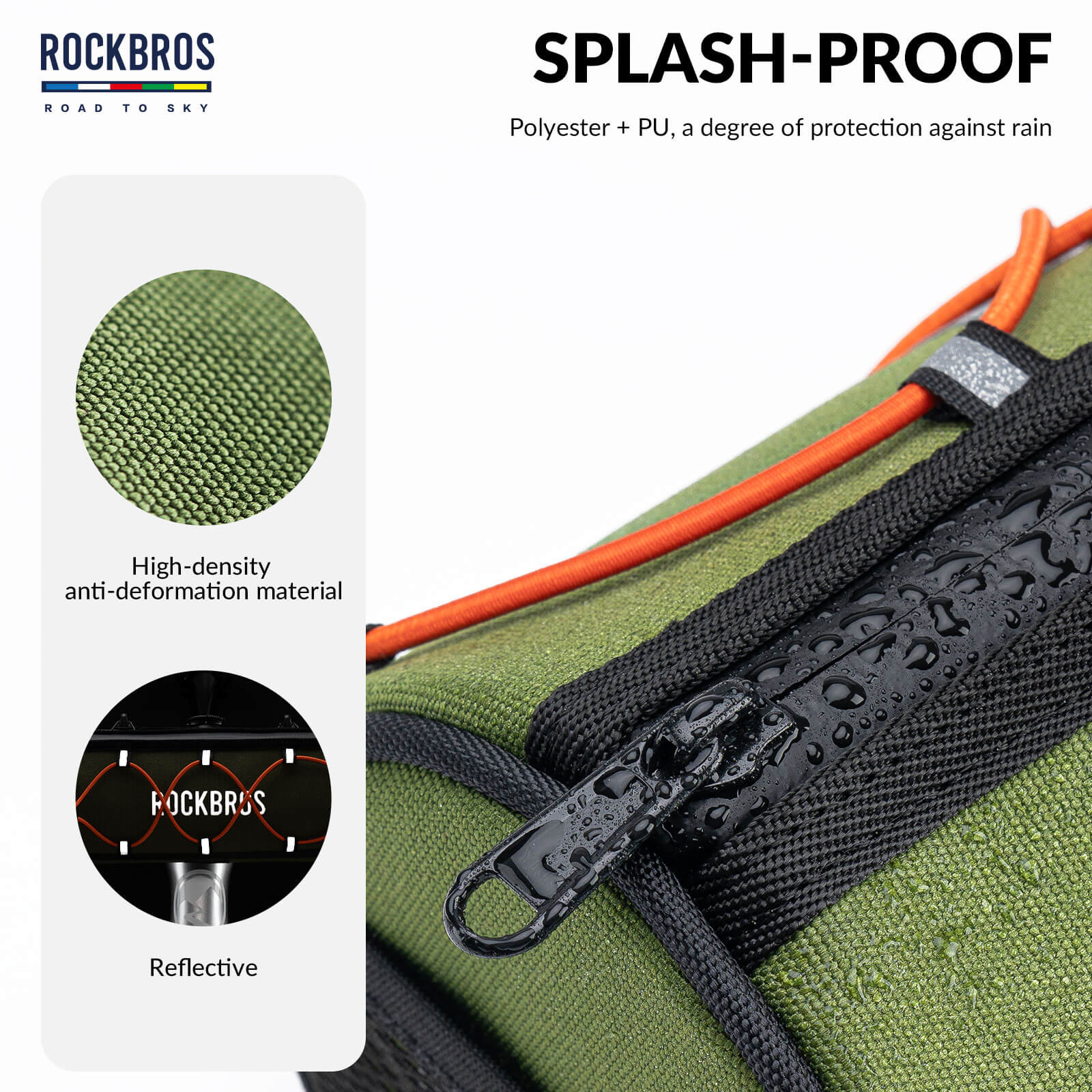 【ROAD TO SKY】 Deluxe Bike Handlebar Bag One-Click Twist Lock 1.5L - Image 14