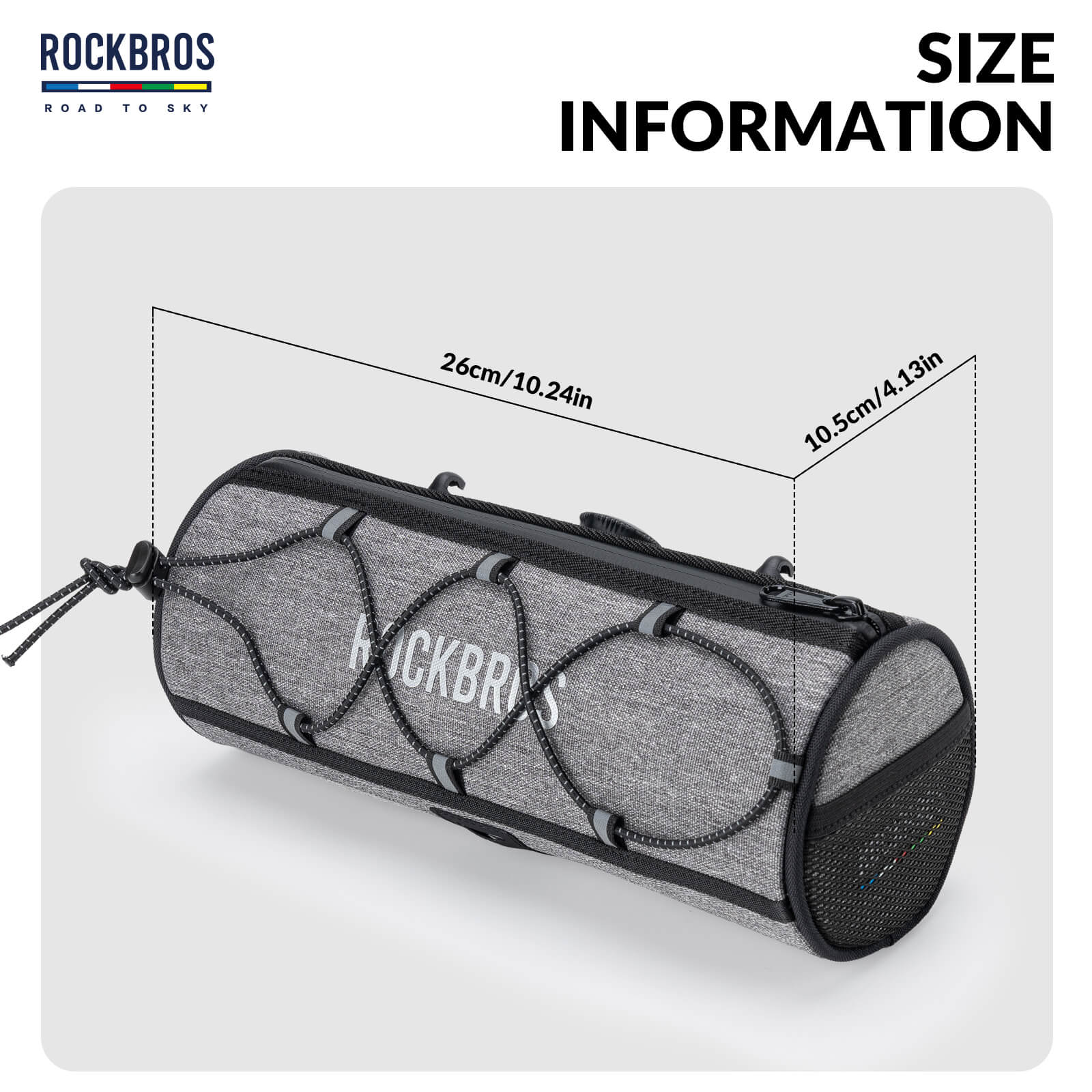 【ROAD TO SKY】 Deluxe Bike Handlebar Bag One-Click Twist Lock 1.5L - Image 20