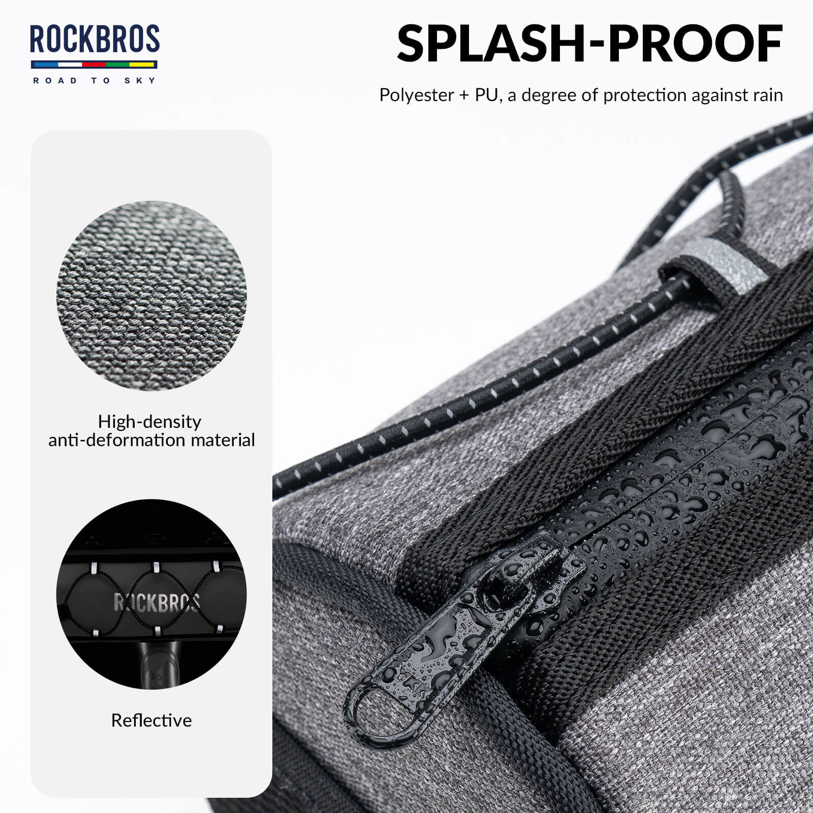 【ROAD TO SKY】 Deluxe Bike Handlebar Bag One-Click Twist Lock 1.5L - Image 22