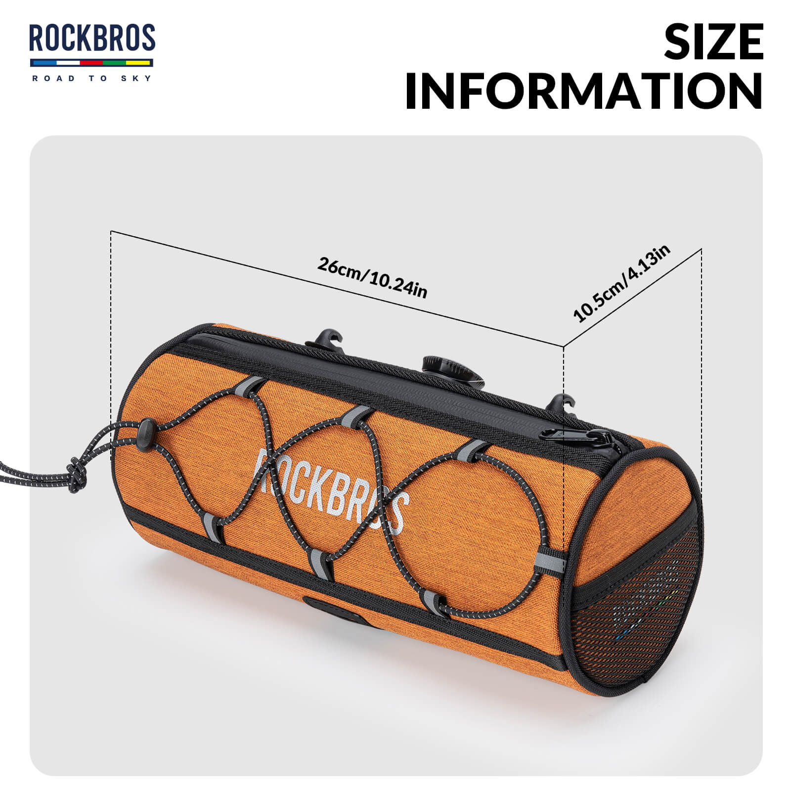 【ROAD TO SKY】 Deluxe Bike Handlebar Bag One-Click Twist Lock 1.5L - Image 27