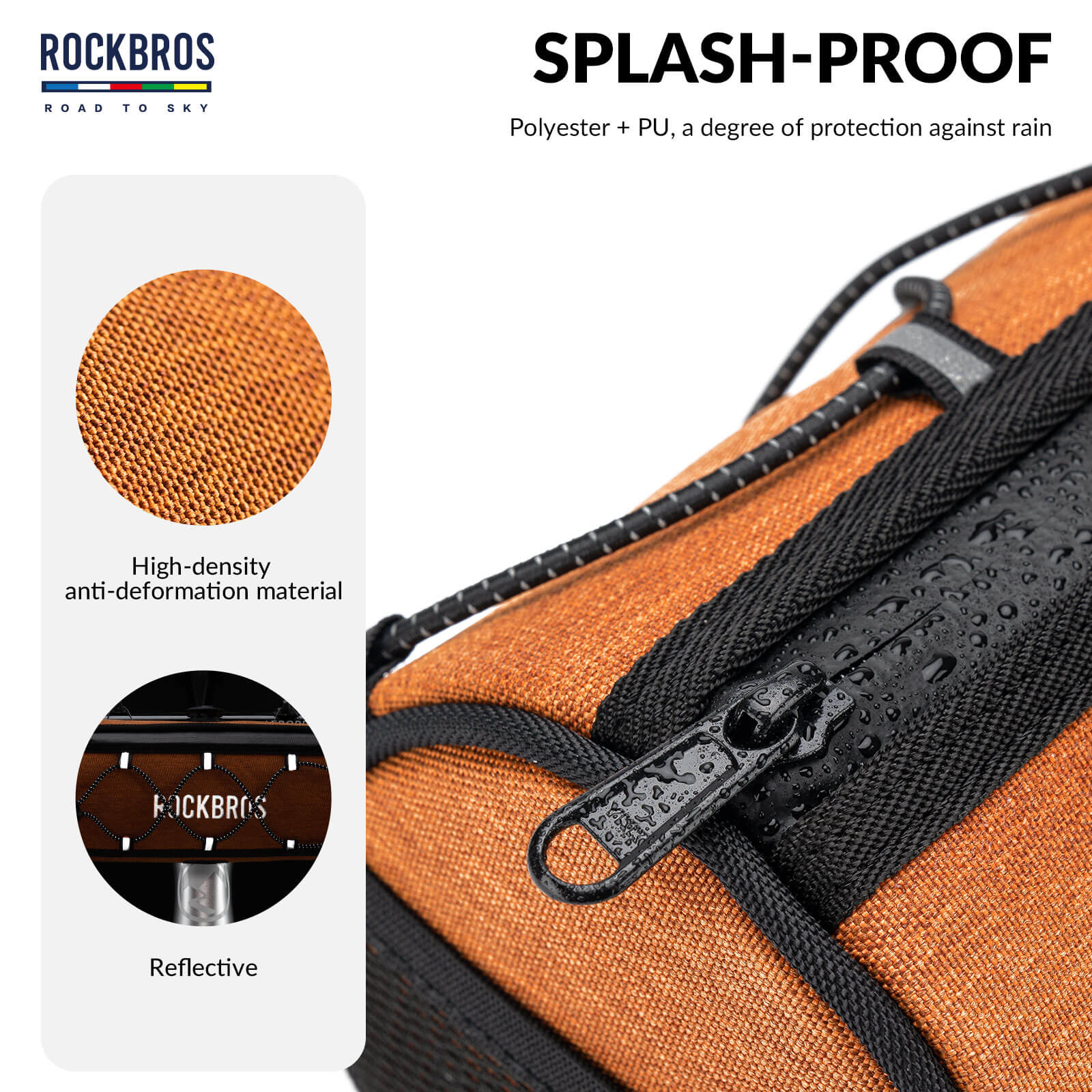 【ROAD TO SKY】 Deluxe Bike Handlebar Bag One-Click Twist Lock 1.5L - Image 30