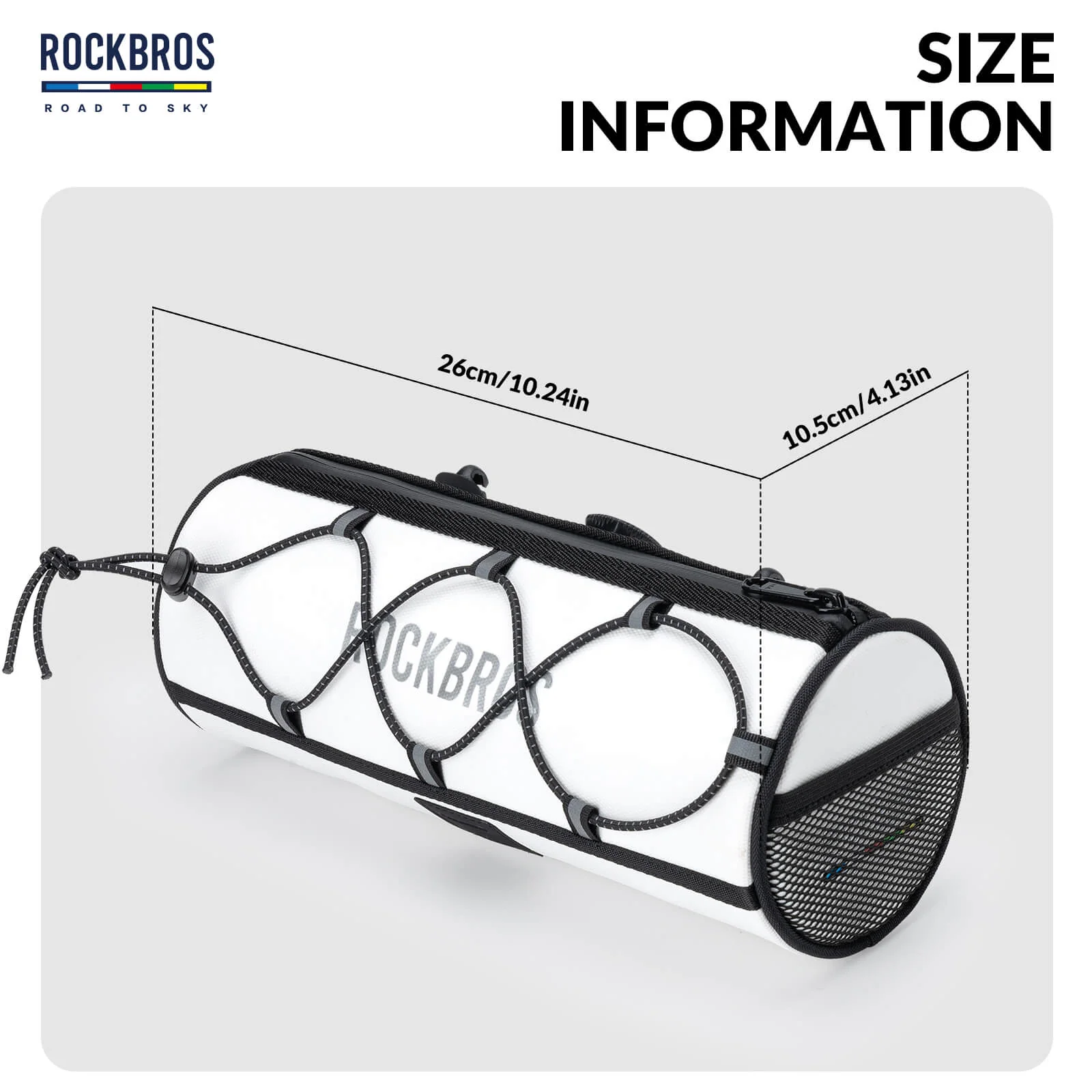 【ROAD TO SKY】 Deluxe Bike Handlebar Bag One-Click Twist Lock 1.5L - Image 35