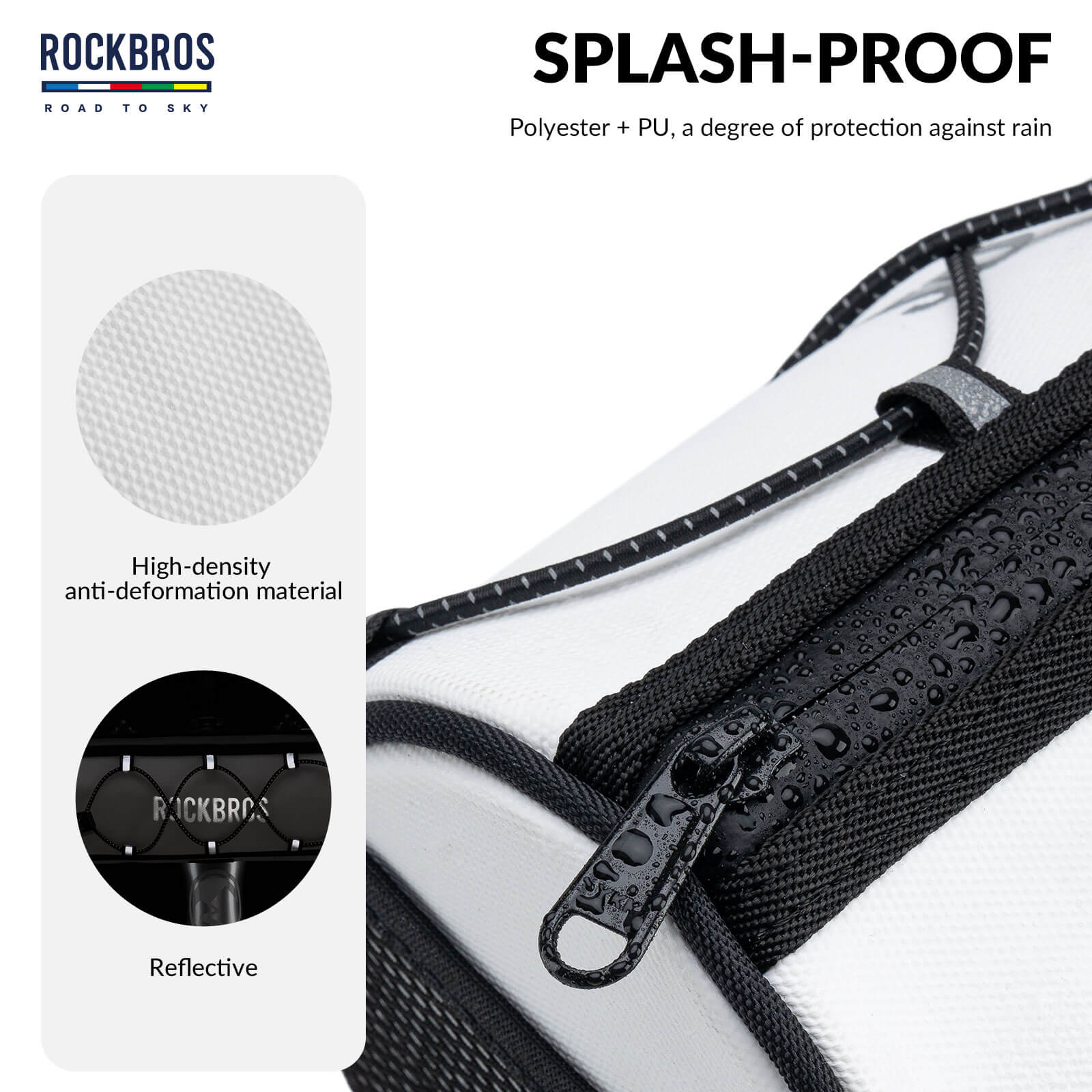 【ROAD TO SKY】 Deluxe Bike Handlebar Bag One-Click Twist Lock 1.5L - Image 38