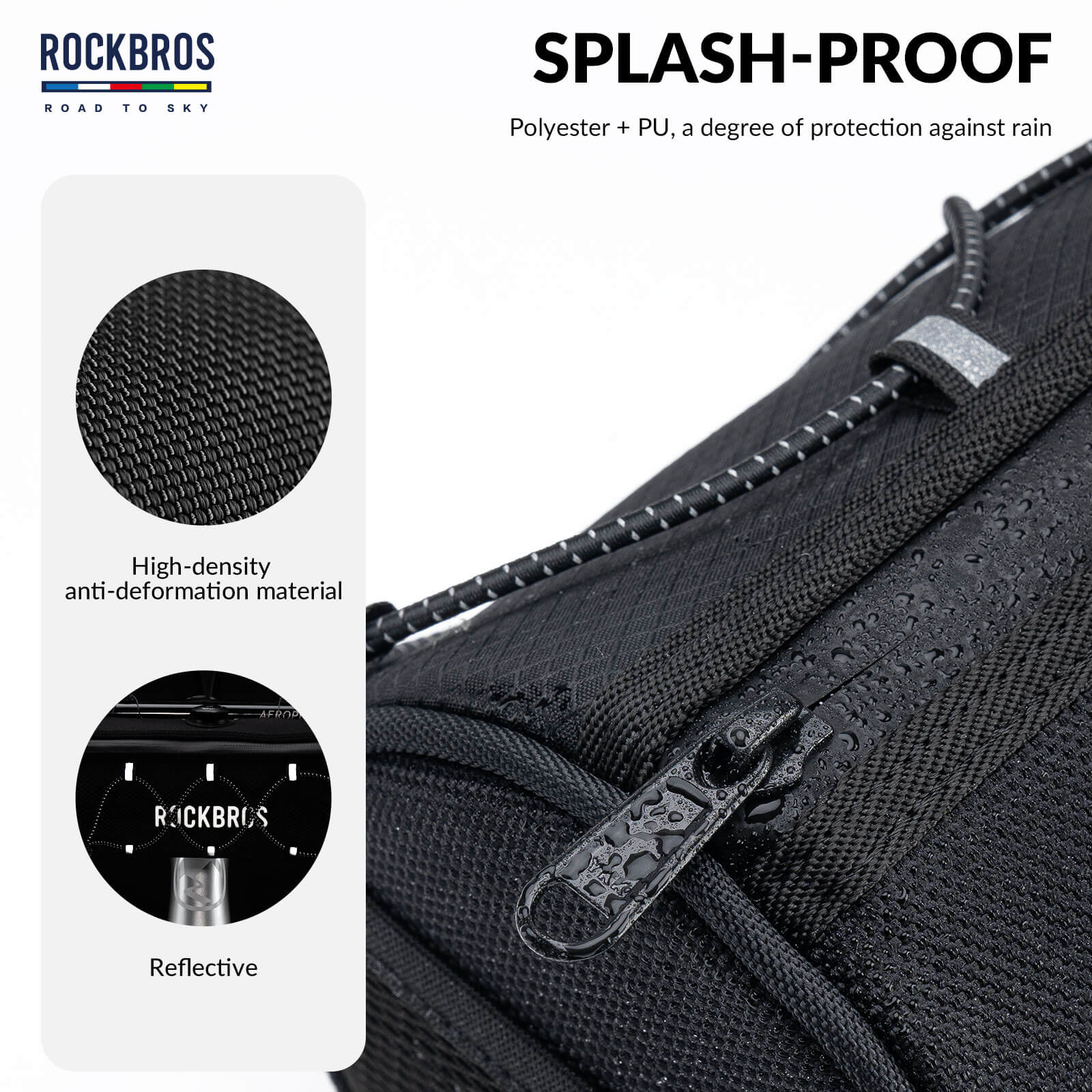 【ROAD TO SKY】 Deluxe Bike Handlebar Bag One-Click Twist Lock 1.5L - Image 6