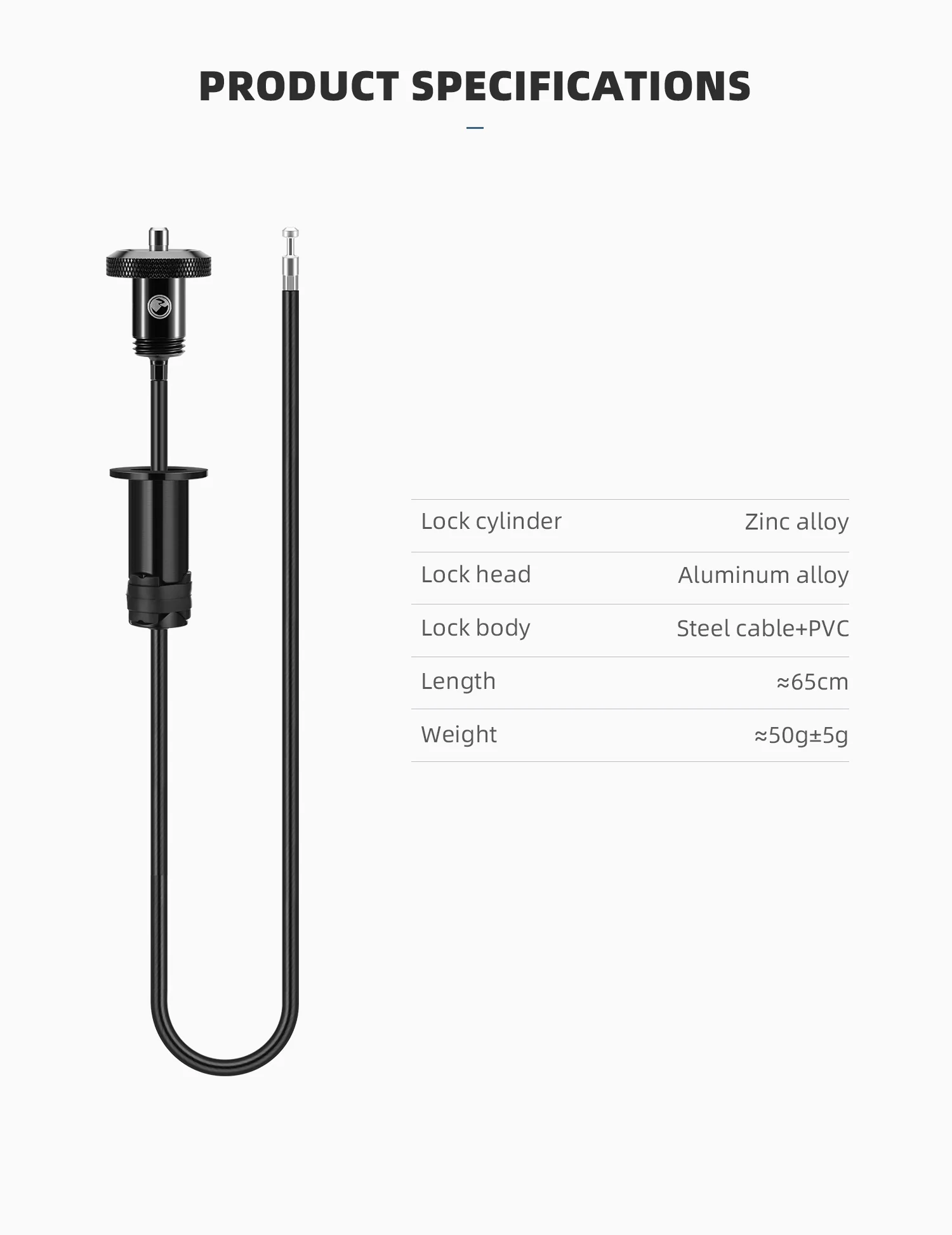 【ROAD TO SKY】by ROCKBROS Concealed Secure Road Bike Lock - Image 6