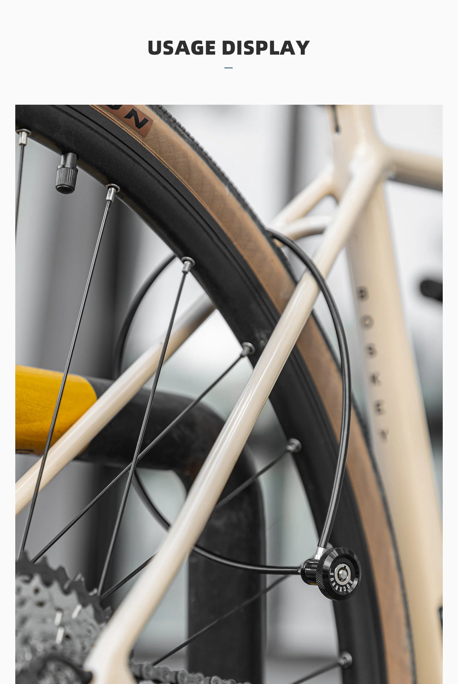 【ROAD TO SKY】by ROCKBROS Concealed Secure Road Bike Lock - Image 8