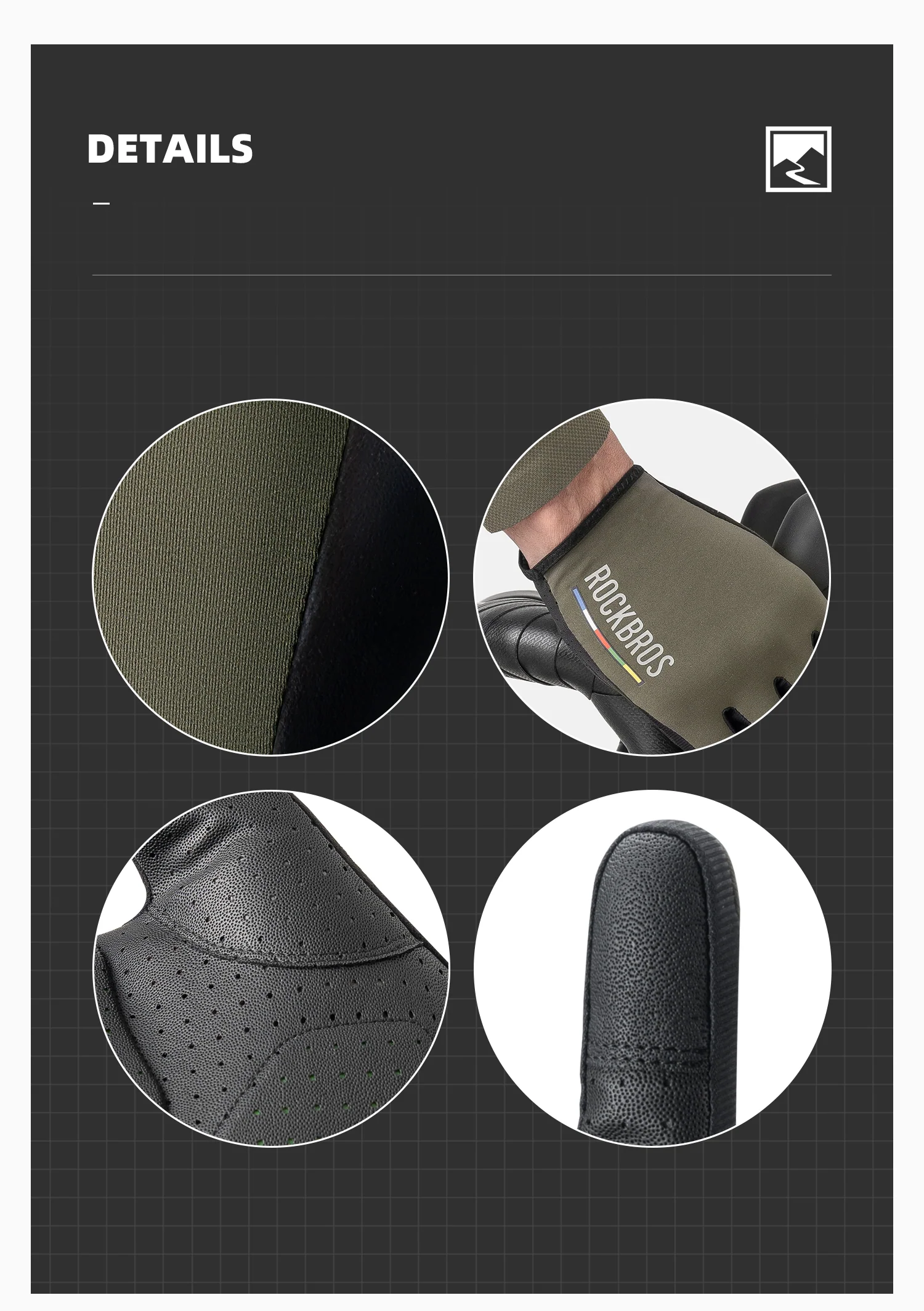 【ROAD TO SKY】by ROCKBROS Deluxe Cycling Gloves in Various Colours - Image 7