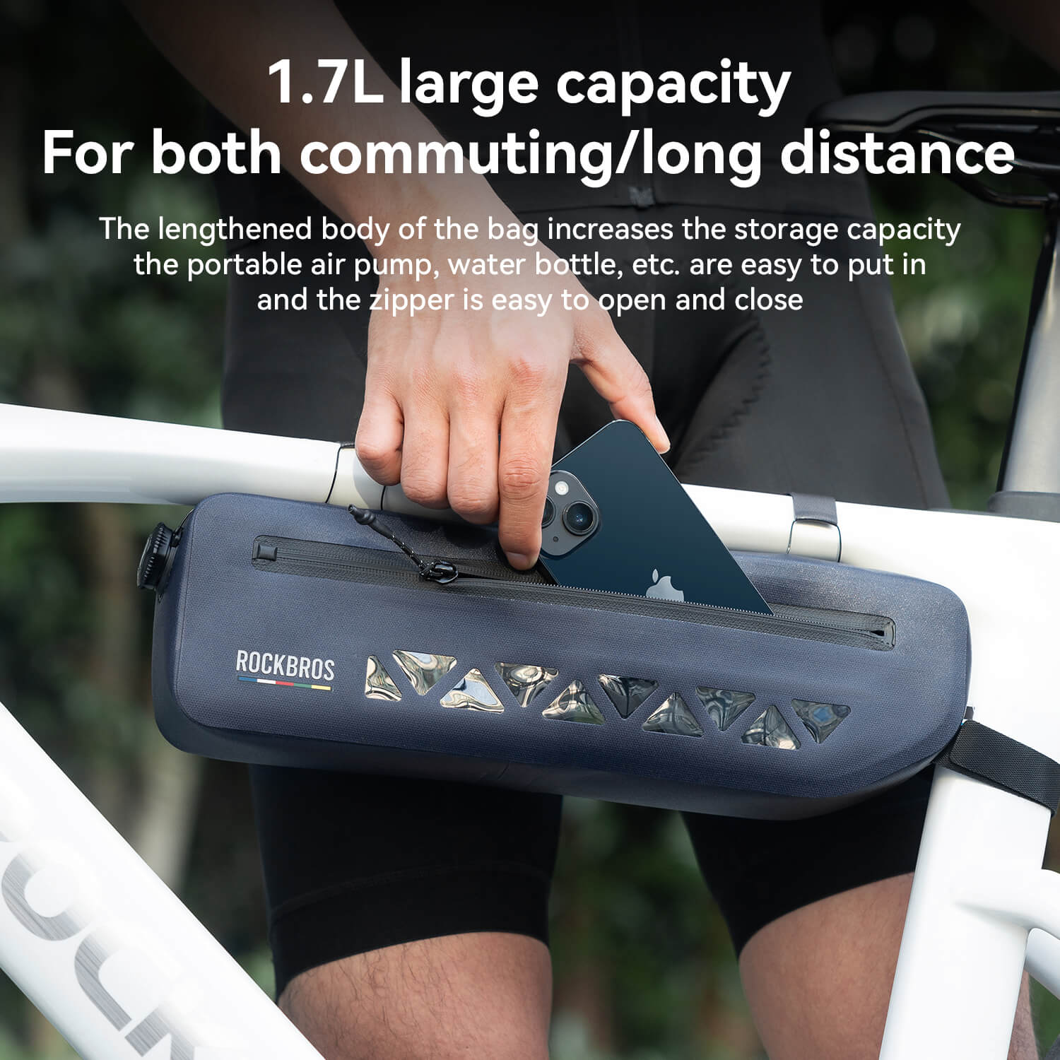 【ROAD TO SKY】Seamless Waterproof Bike Frame Bag-AS-140 - Image 20