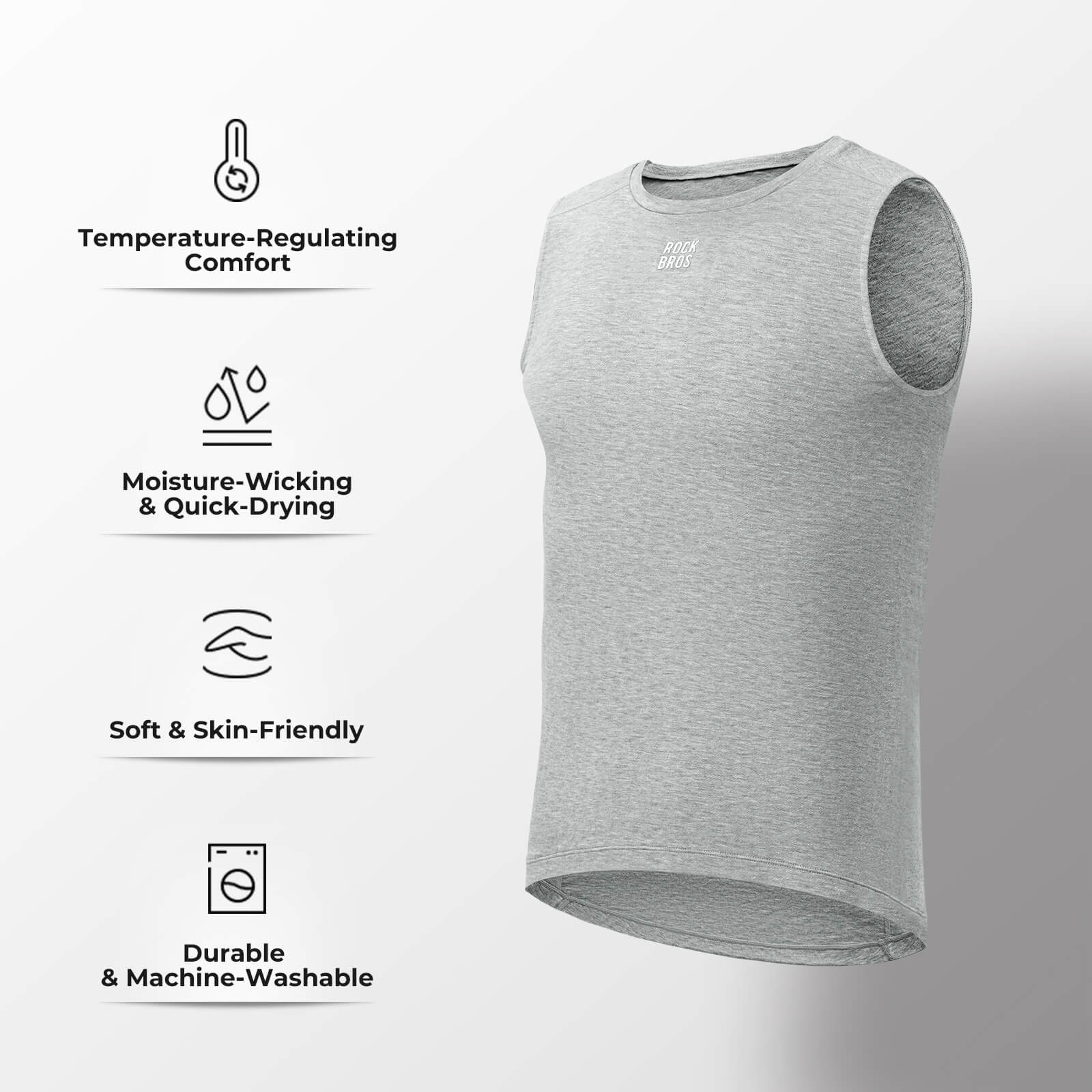 【ROAD TO SKY】Thermal Merino Wool Base Vest - Image 8