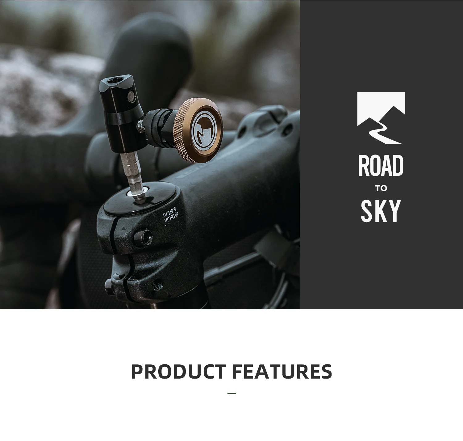 【ROAD TO SKY&VIVK】by ROCKBROS and VIVK Compact Multi-Use Bike Tool Set - Fits in Handlebars - Image 3