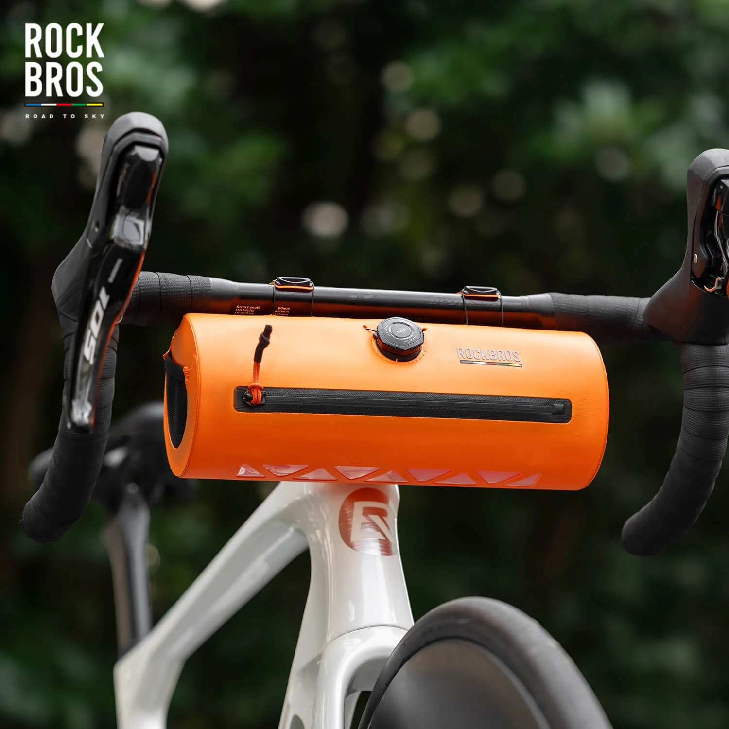 【ROAD TO SKY】Waterproof Bike Handlebar Barrel Bag Durable Roll Design 2L - Image 11