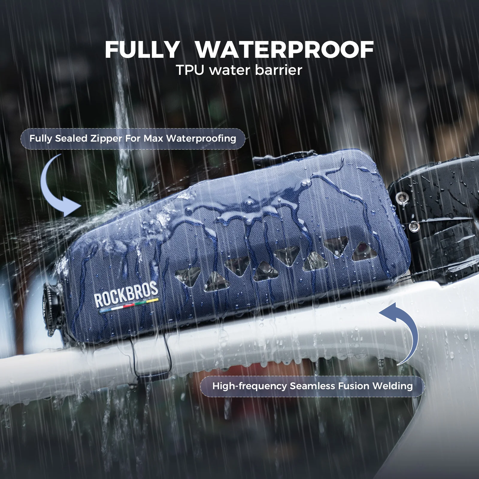 【ROAD TO SKY】 Waterptoof Bike Top Tube Bag-AS-142 - Image 26