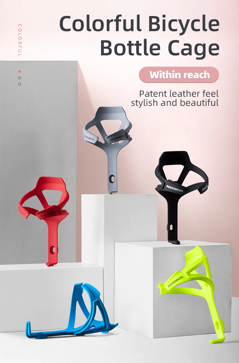 ROCKBROS 2pcs Bike Water Bottle Cage Holder Mount Bicycle Cycling Drink Cup Polycarbonate - Image 11