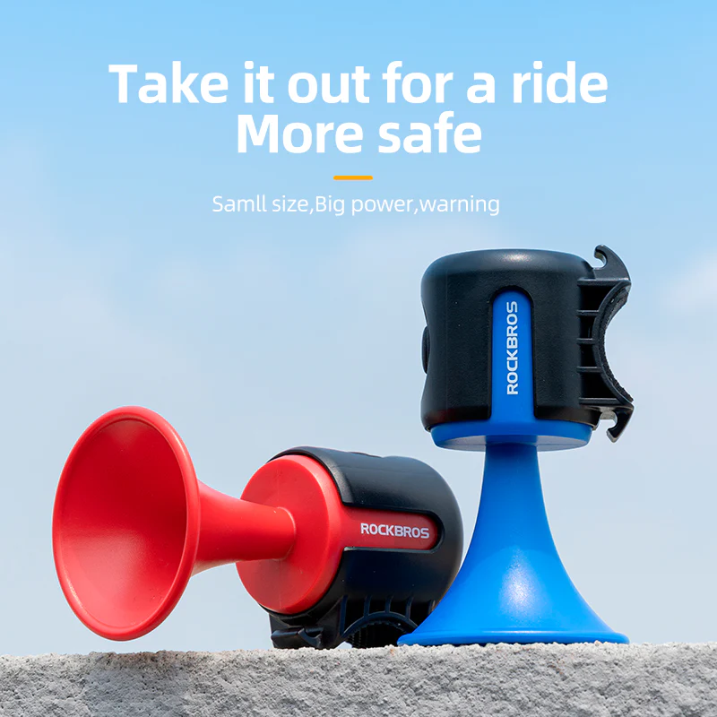 ROCKBROS Bicycle Bike Electronic Horn 100dB Cycling Bell Alarm Ring Waterproof - Image 3