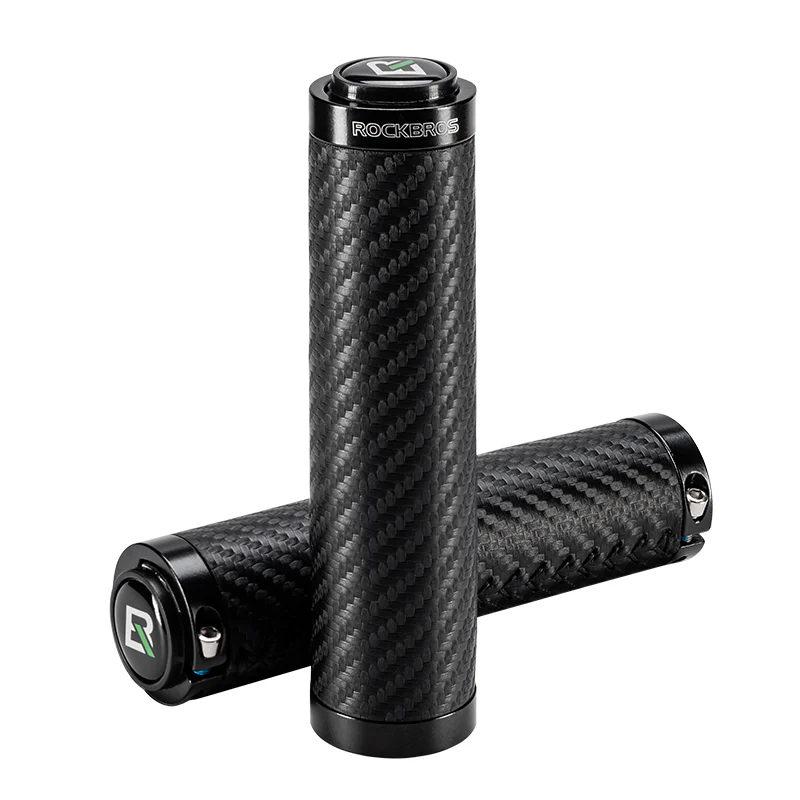 ROCKBROS Bicycle Bike Handlebar Handle Grips PU Leather Comfortable - Image 2