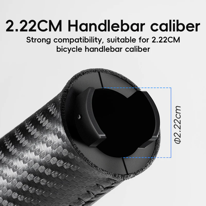 ROCKBROS Bicycle Bike Handlebar Handle Grips PU Leather Comfortable - Image 7