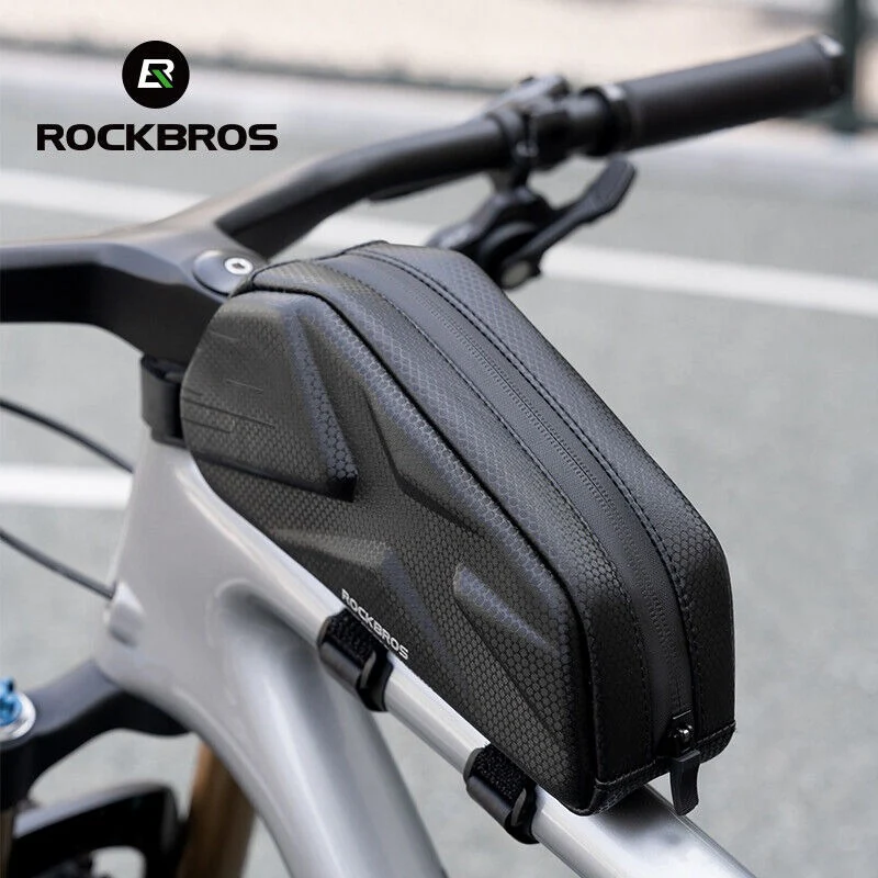 ROCKBROS Bicycle Bike Top Tube Frame Bag 1.4L Cycling Waterproof Hard Shell - Image 10