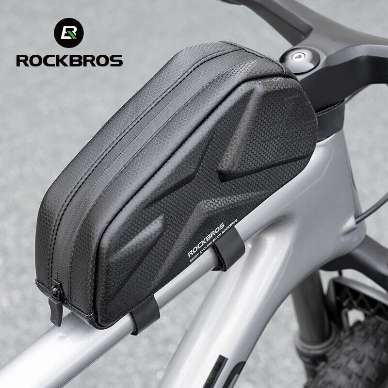 ROCKBROS Bicycle Bike Top Tube Frame Bag 1.4L Cycling Waterproof Hard Shell - Image 12
