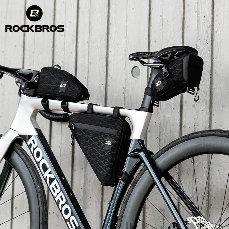 ROCKBROS Bicycle Combination Bags Set Cycling Top Tube/Triangle/Saddle Bags Set - Image 2