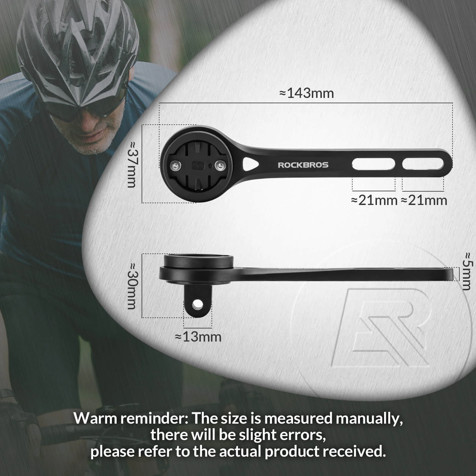 ROCKBROS Bicycle Computer Mount Compatible with Sport Camera Adapter - Image 2