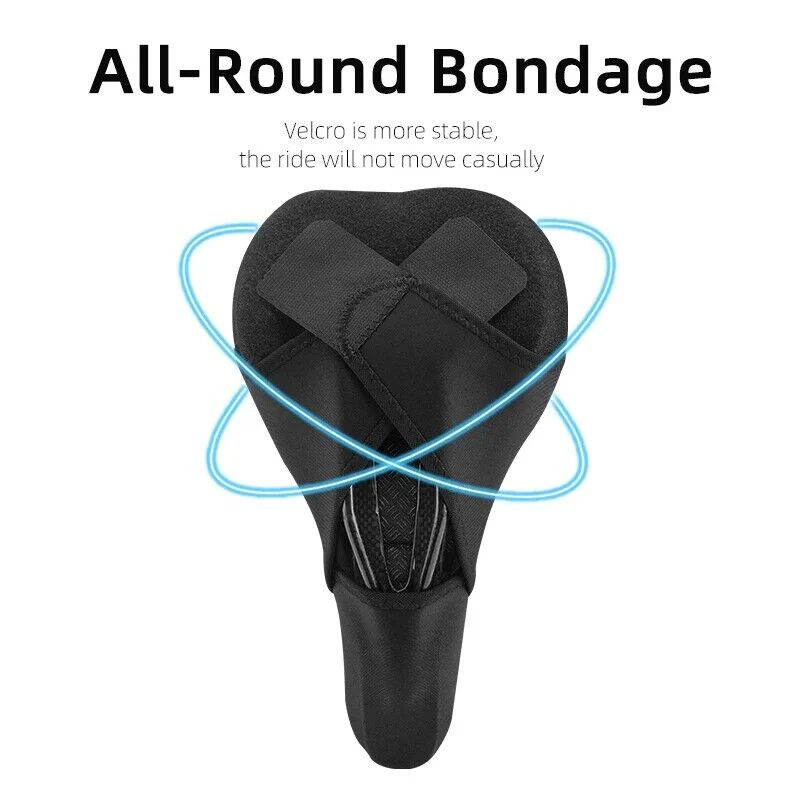 ROCKBROS Bicycle Cushion Cover Bike Seat Cover Breathable Road Mountain Bike Saddle Seat Cushion Silicon Cover - Image 11