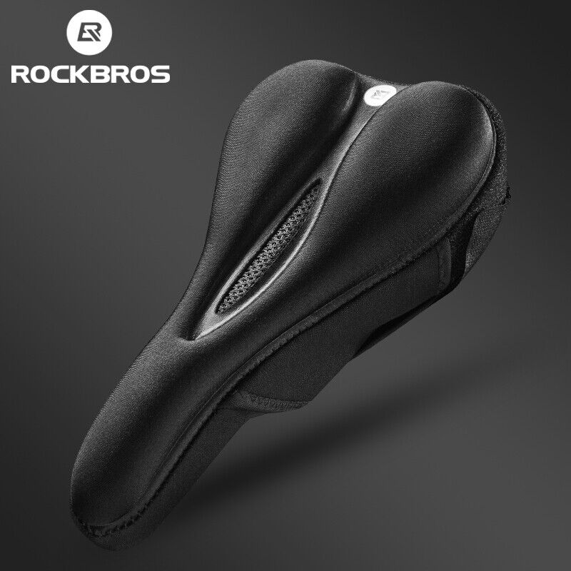 ROCKBROS Bicycle Cushion Cover Bike Seat Cover Breathable Road Mountain Bike Saddle Seat Cushion Silicon Cover - Image 4