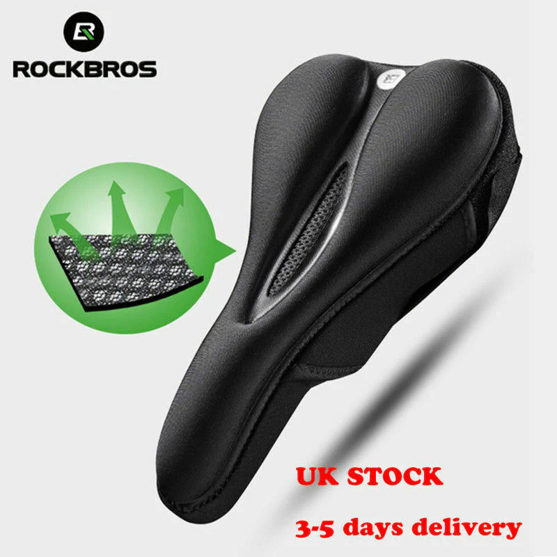 ROCKBROS Bicycle Cushion Cover Bike Seat Cover Breathable Road Mountain Bike Saddle Seat Cushion Silicon Cover - Image 6