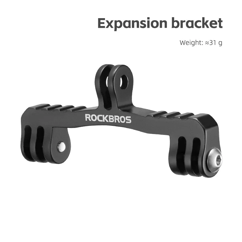 ROCKBROS Bicycle Extension Bracket Cycling Bike Light Speedometer Sports Camera Mount - Image 6
