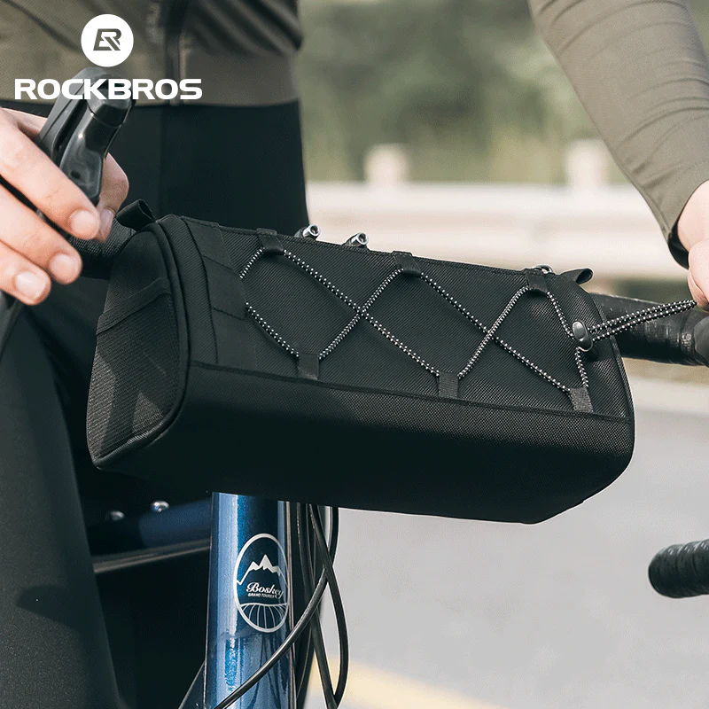 ROCKBROS Bicycle Front Handlebar Bag 1.5L Reflective MTB Road Bike Cycling Bag - Image 10